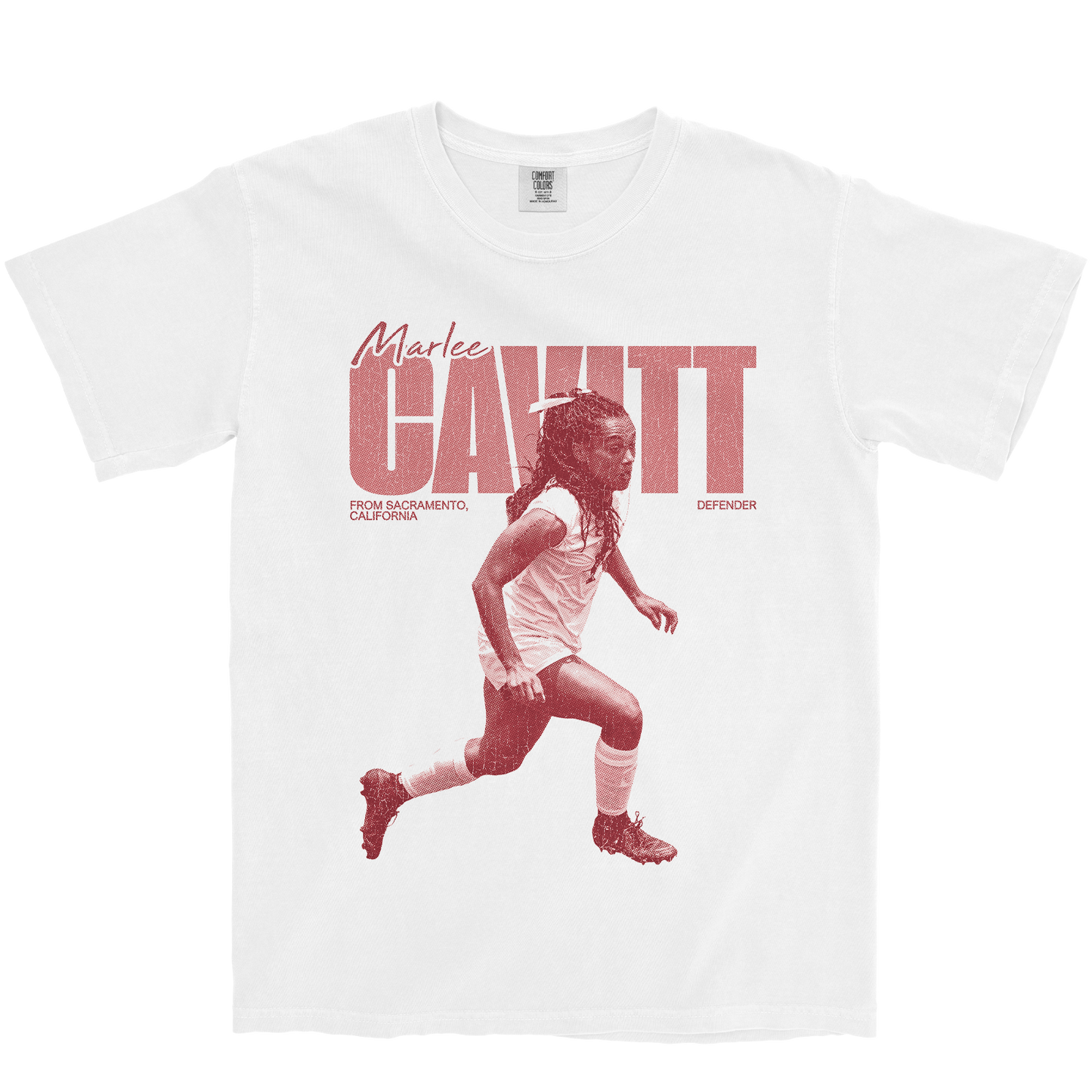 MARLEE CAVITT VINTAGE WHITE TEE