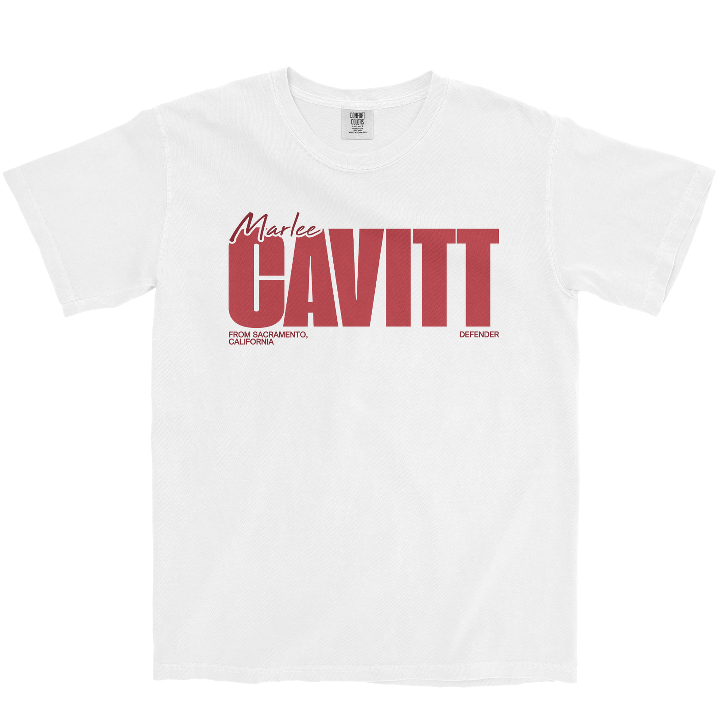 MARLEE CAVITT CLASSIC WHITE TEE