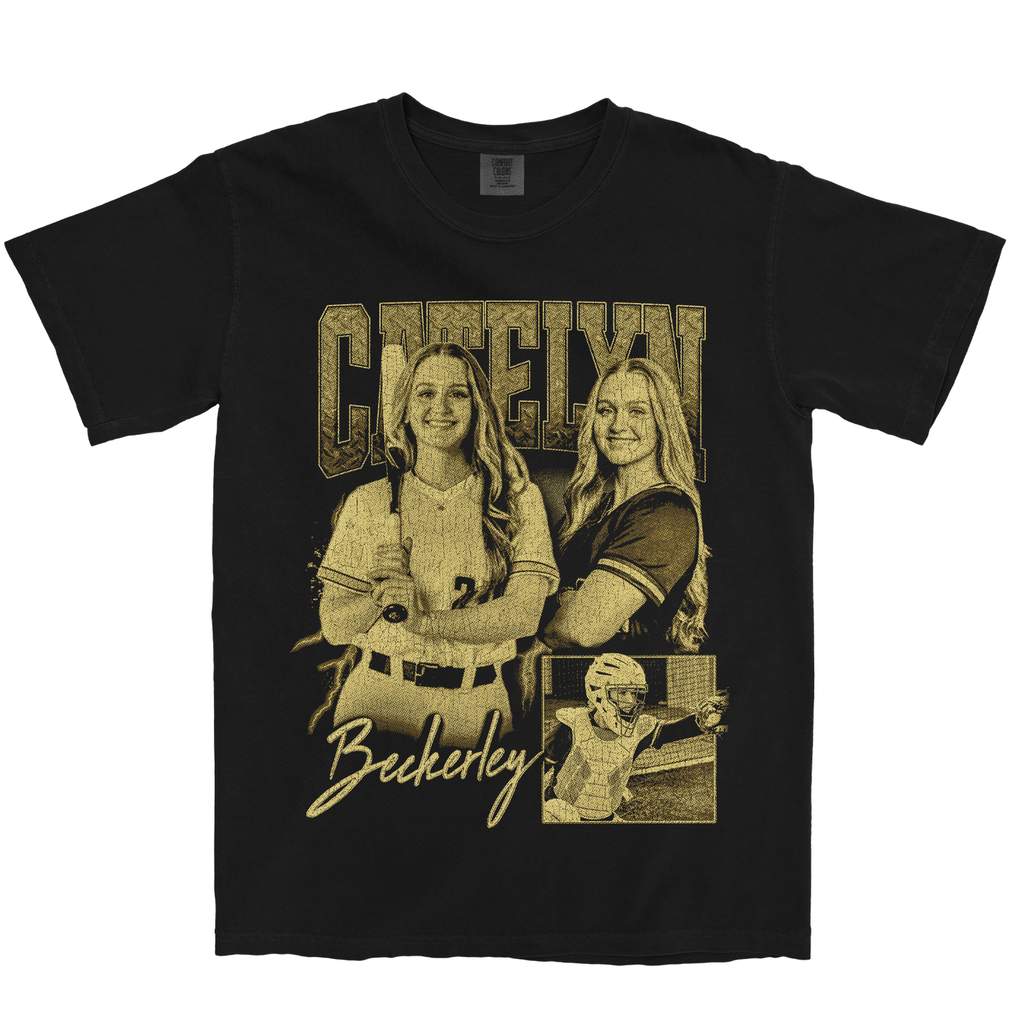 CATELYN BECKERLEY GRAPHIC BLACK TEE
