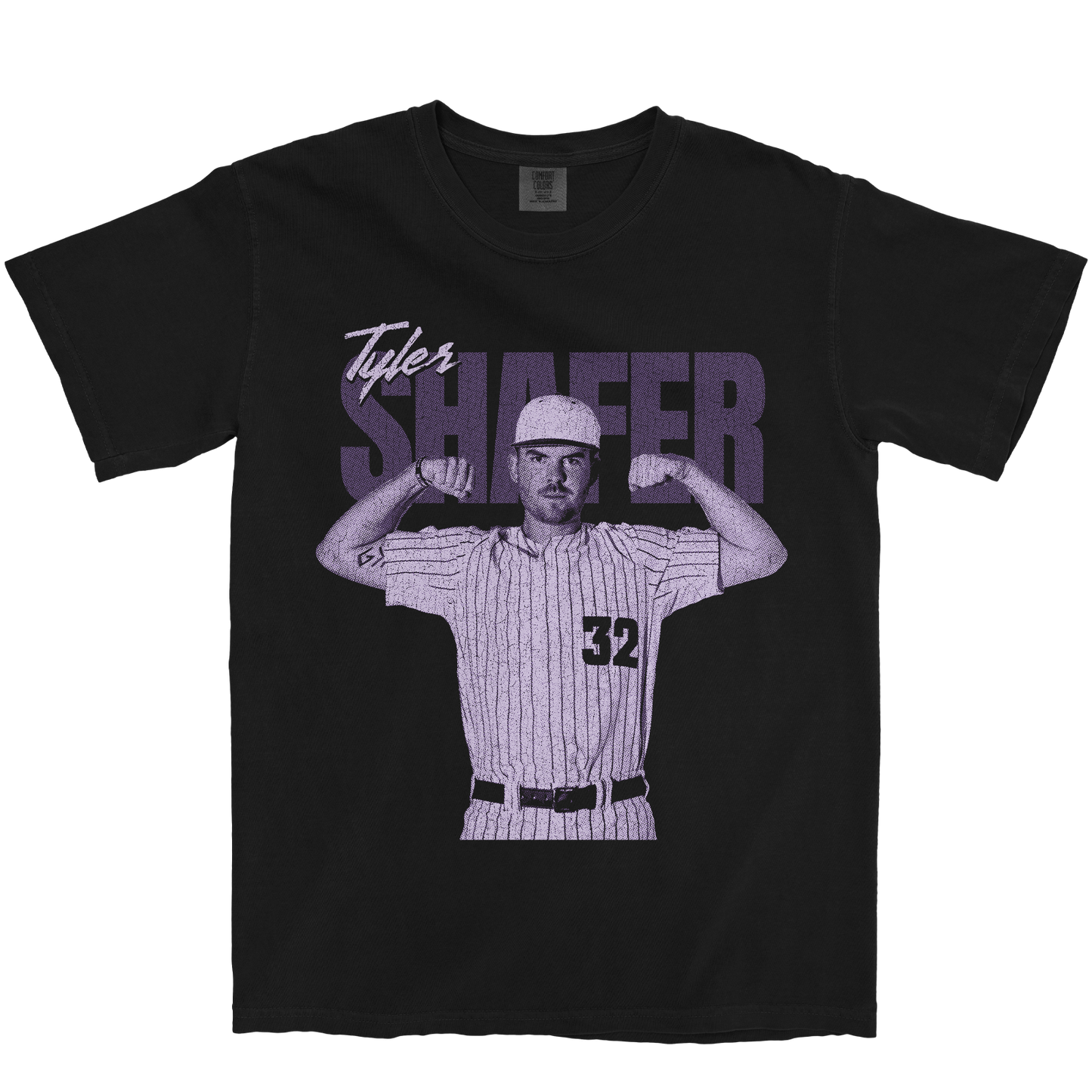 TYLER SHAFER VINTAGE BLACK TEE