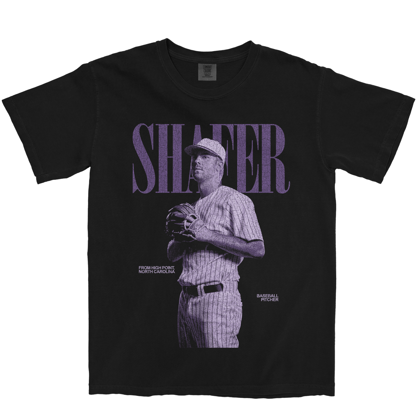 TYLER SHAFER PITCHER BLACK TEE