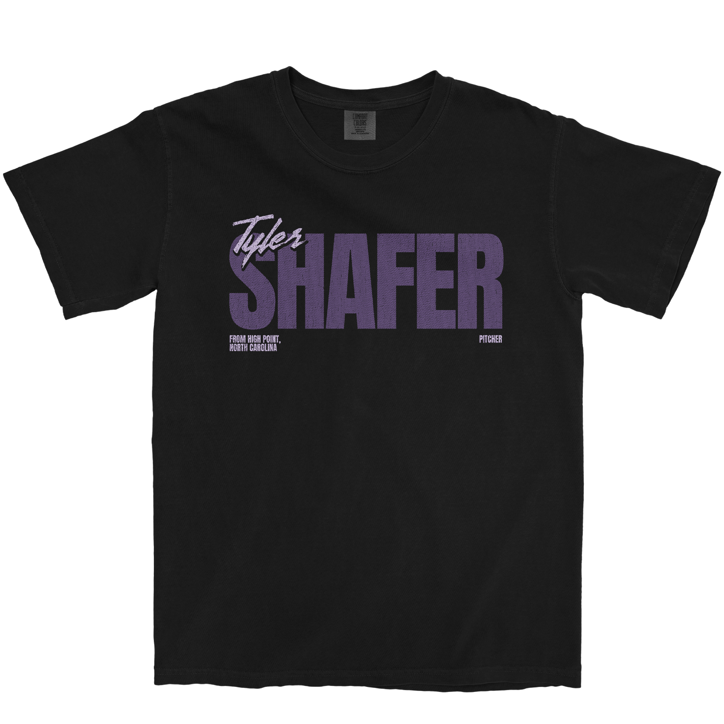 TYLER SHAFER CLASSIC BLACK TEE