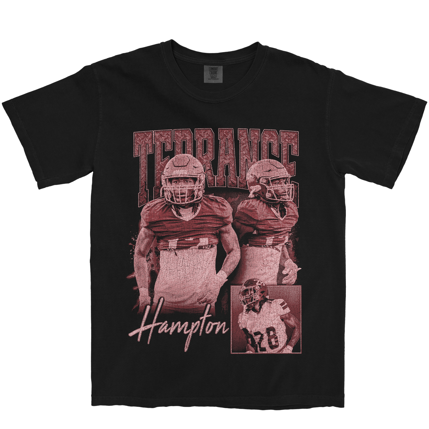 TERRANCE HAMPTON GRAPHIC BLACK TEE