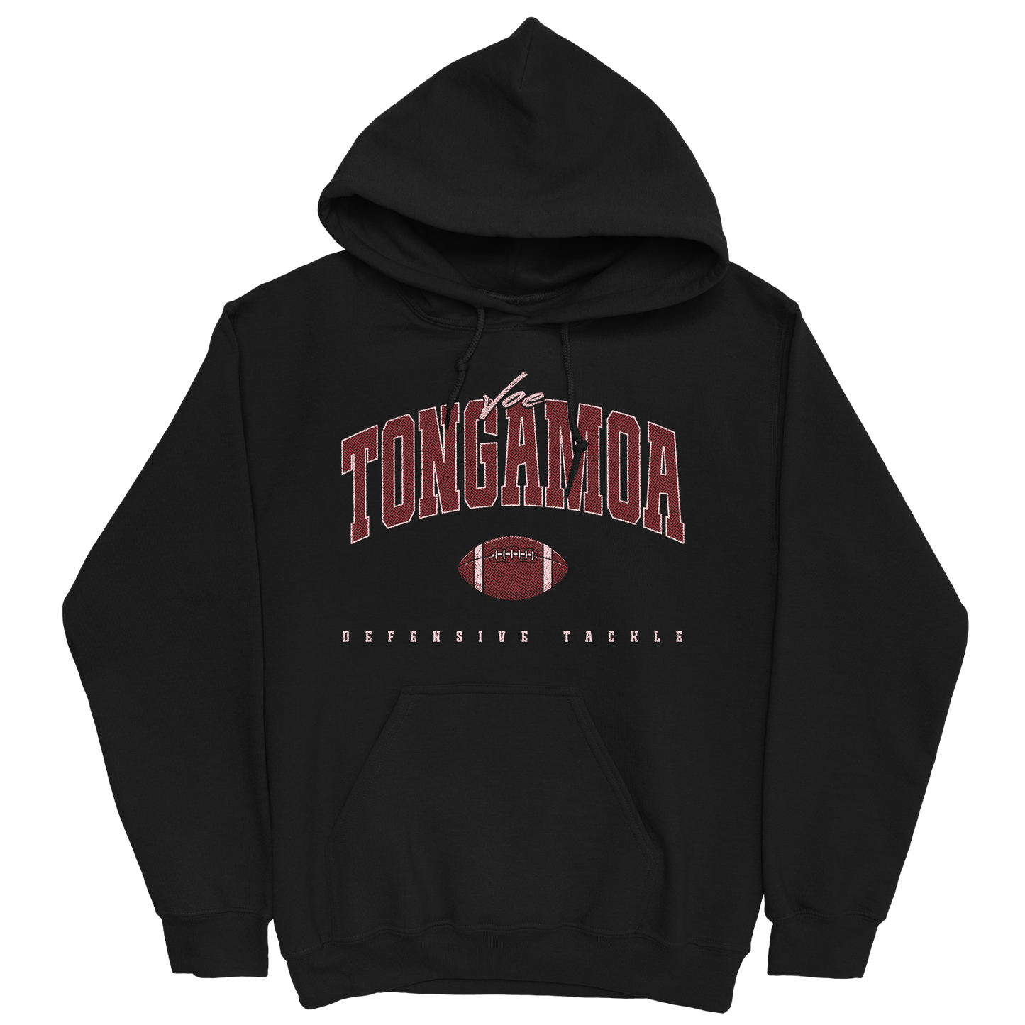 JOE TONGAMOA FOOTBALL BLACK HOODIE