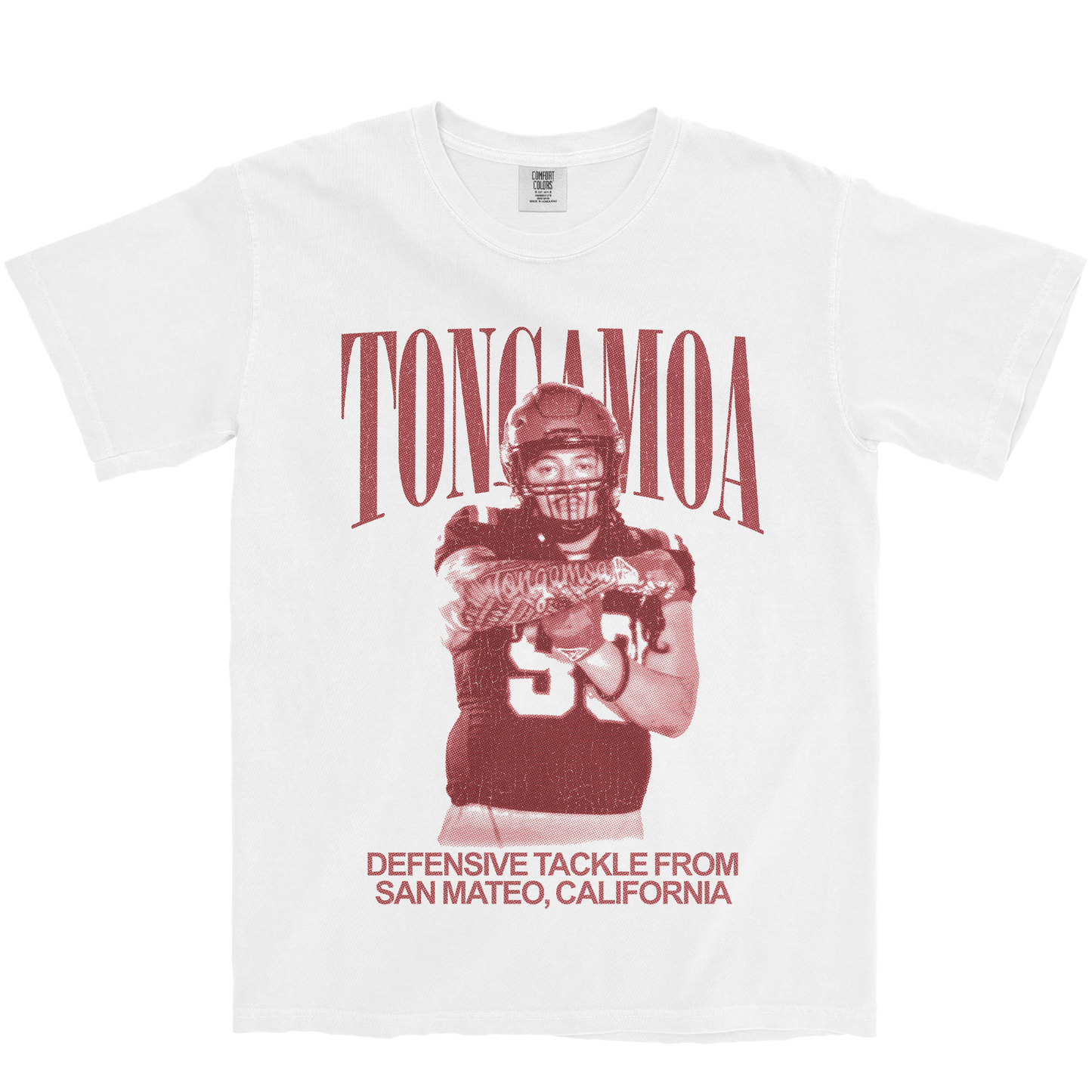 JOE TONGAMOA VINTAGE WHITE TEE