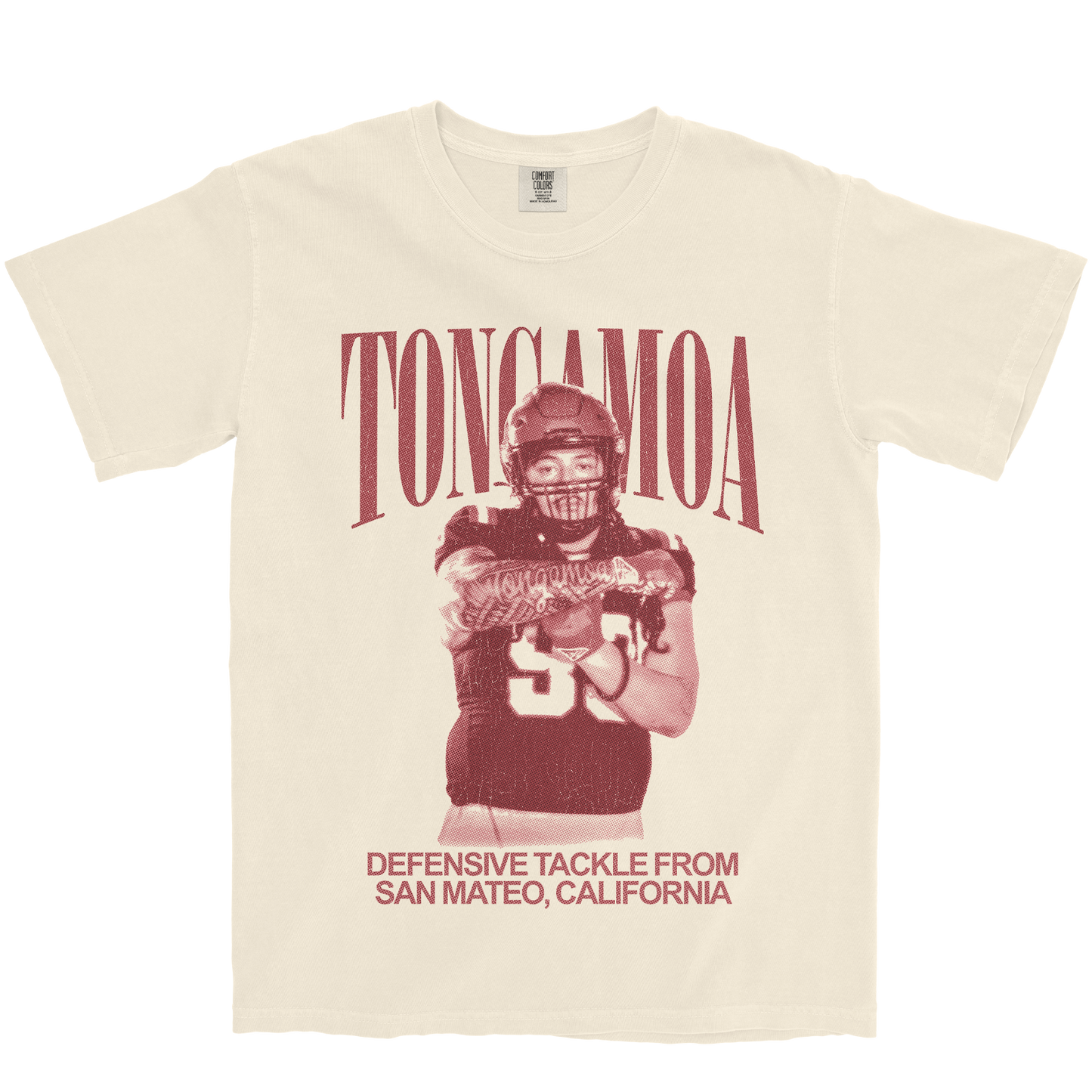 JOE TONGAMOA VINTAGE IVORY TEE