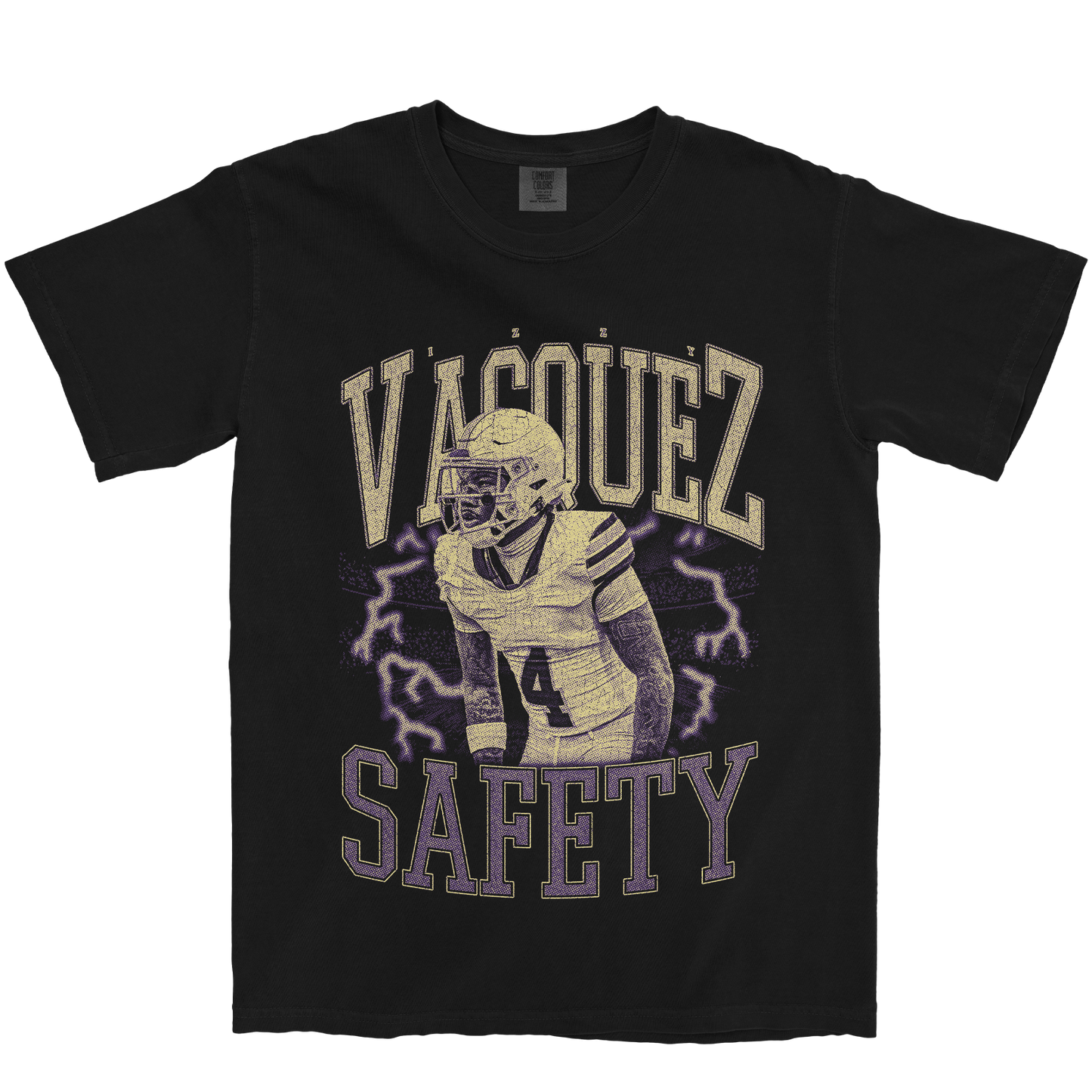 IZZY VASQUEZ VINTAGE BLACK TEE