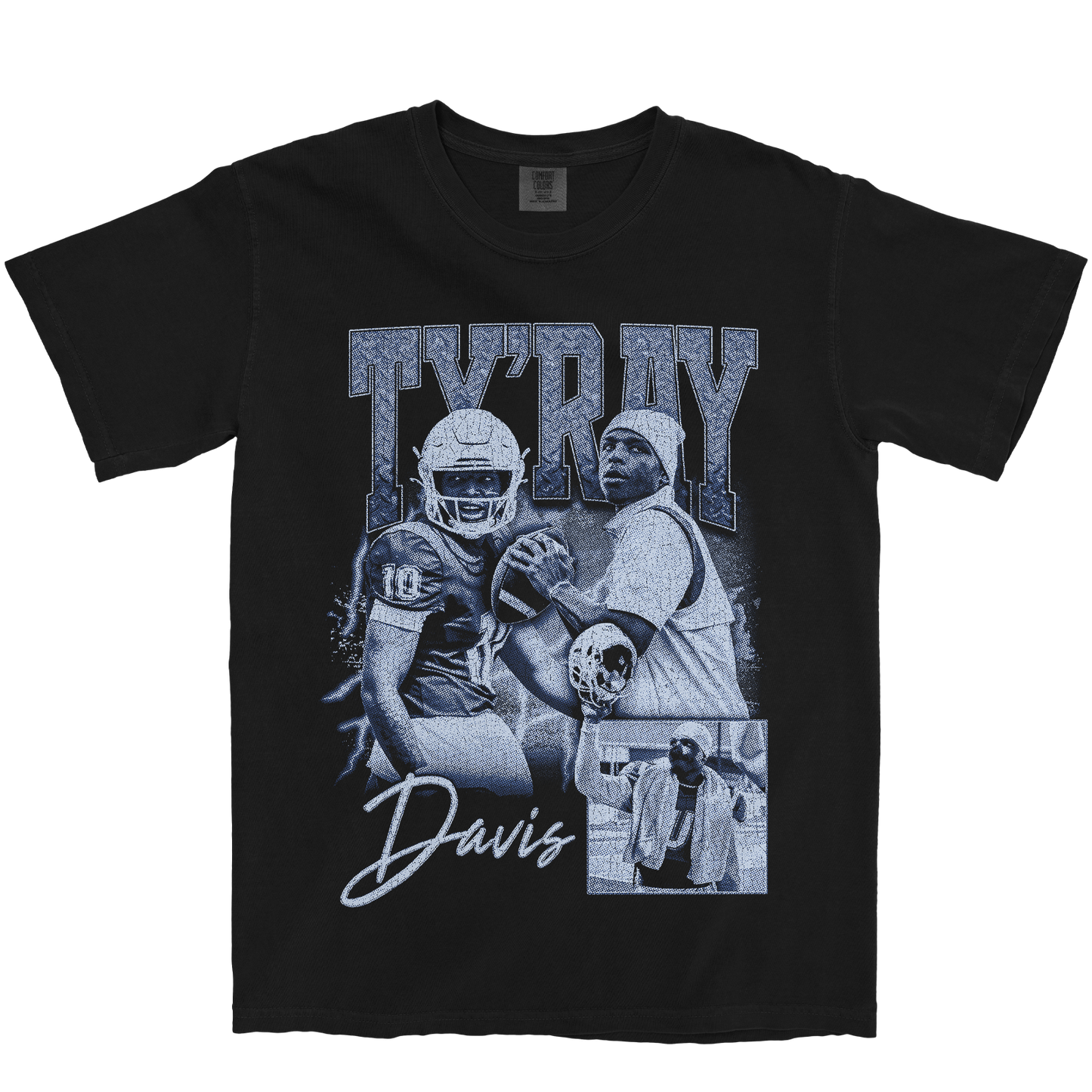 TY'RAY DAVIS GRAPHIC BLACK TEE