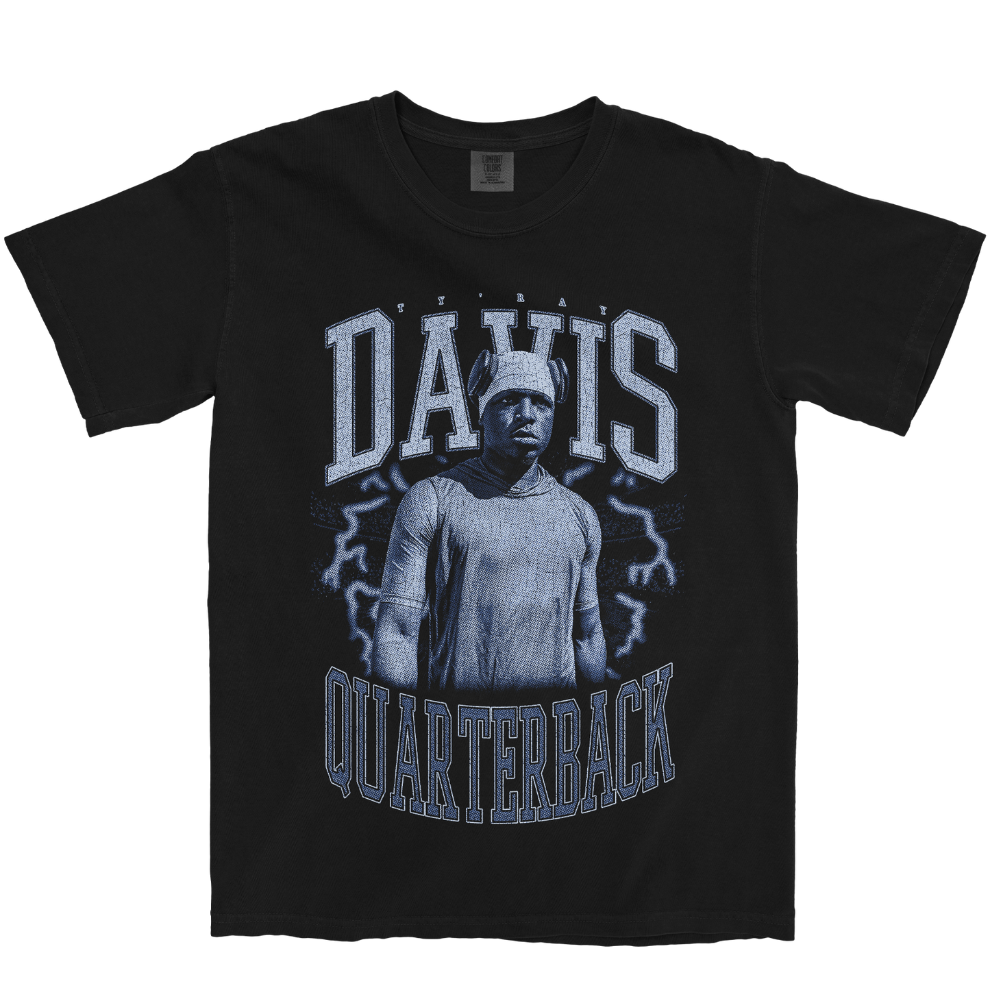 TY'RAY DAVIS VINTAGE BLACK TEE