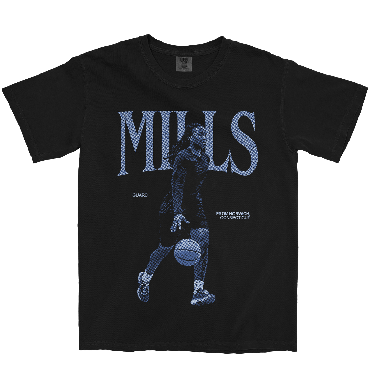 JADA MILLS VINTAGE BLACK TEE