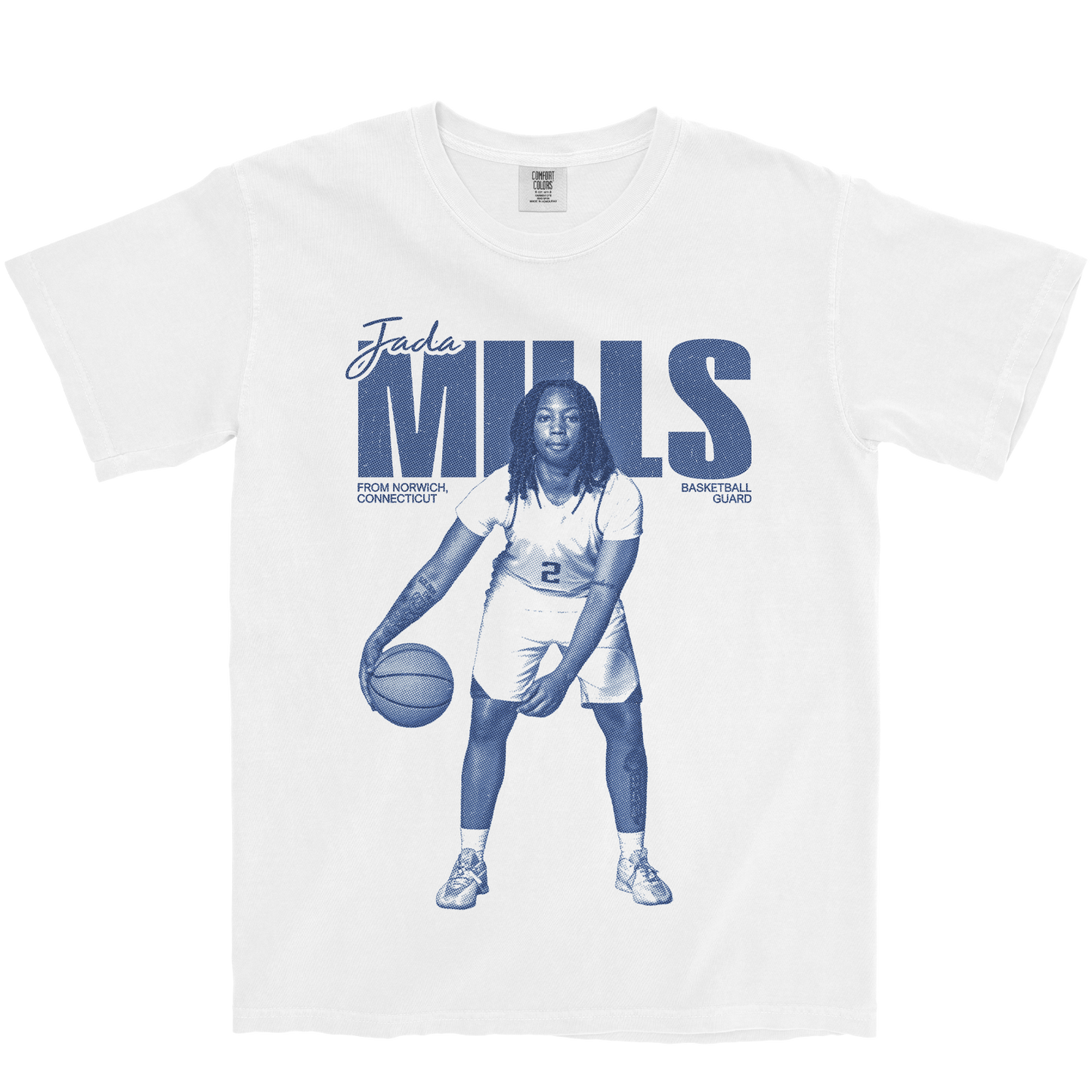 JADA MILLS VINTAGE WHITE TEE