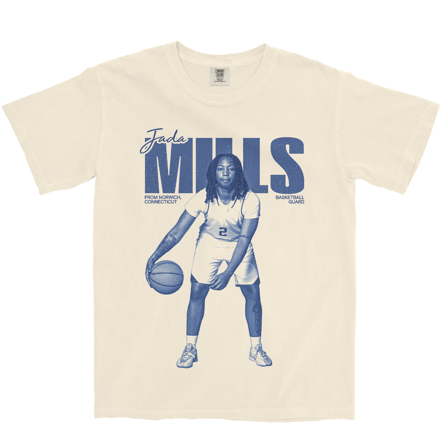 JADA MILLS VINTAGE IVORY TEE