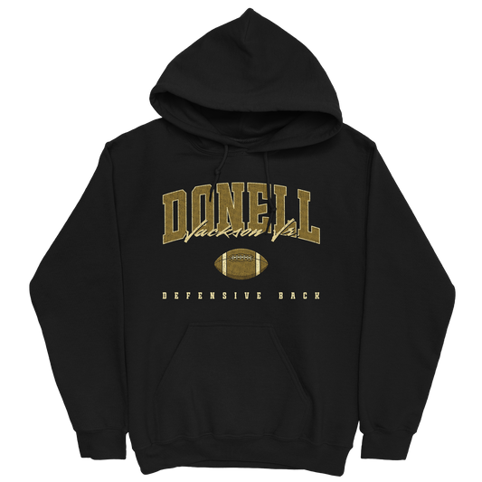 DONELL JACKSON JR. FOOTBALL BLACK HOODIE
