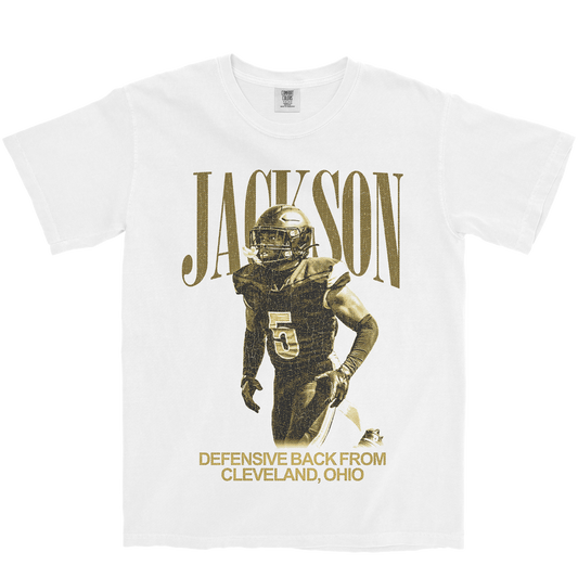 DONELL JACKSON JR. VINTAGE WHITE TEE