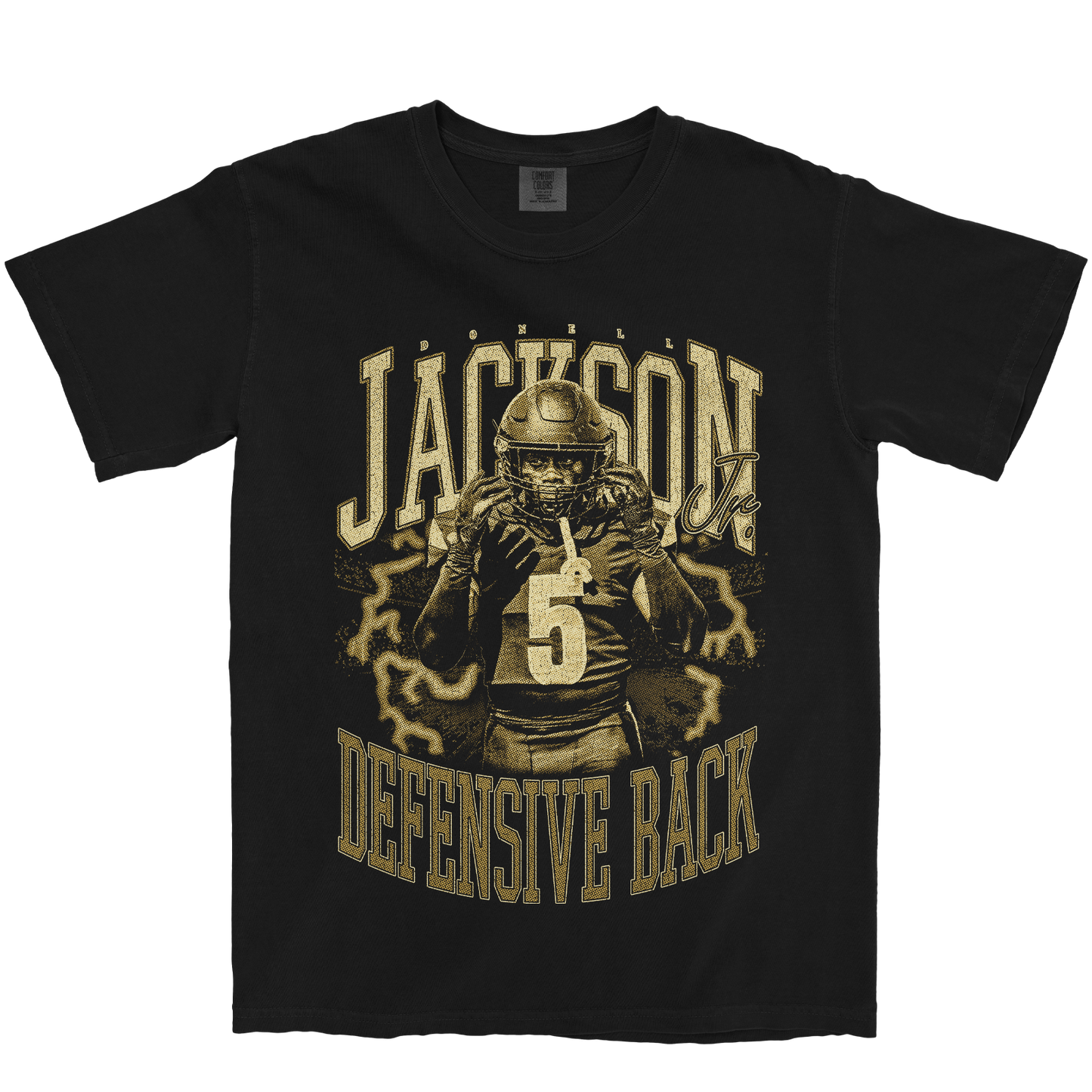 DONELL JACKSON JR. VINTAGE BLACK TEE