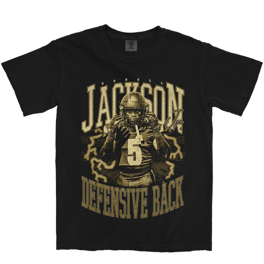 DONELL JACKSON JR. VINTAGE BLACK TEE