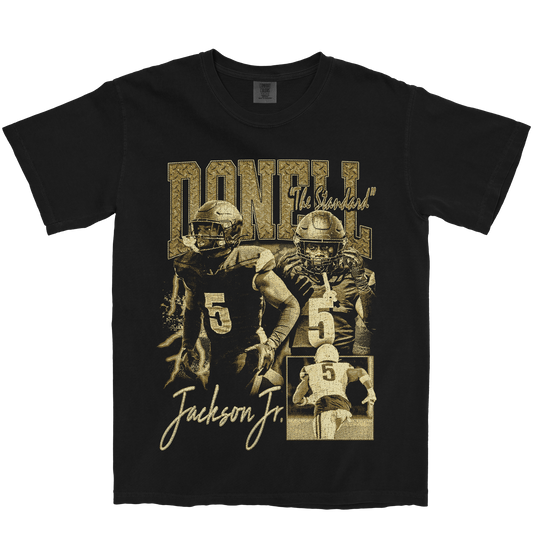 DONELL JACKSON JR. GRAPHIC BLACK TEE