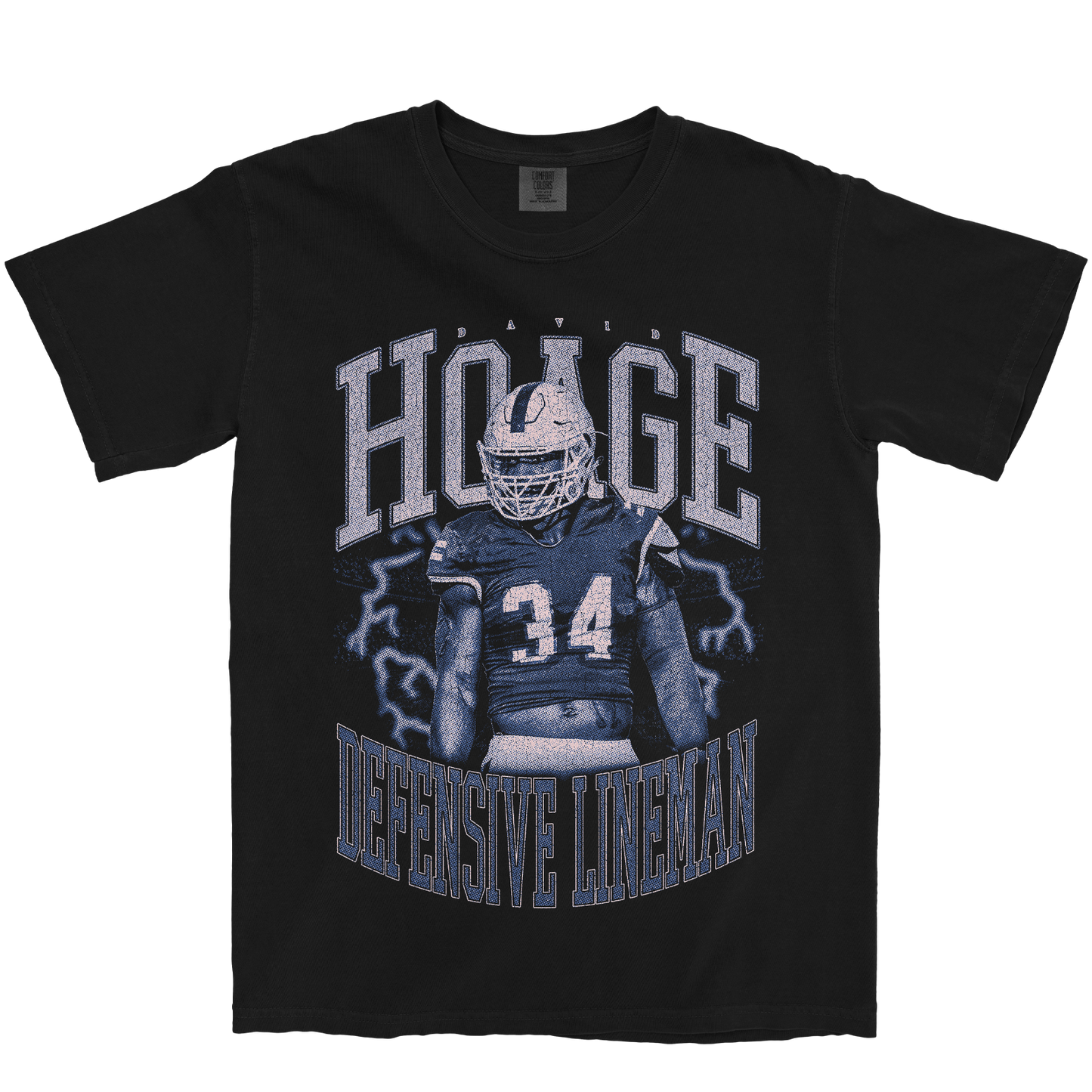 DAVID HOAGE VINTAGE BLACK TEE