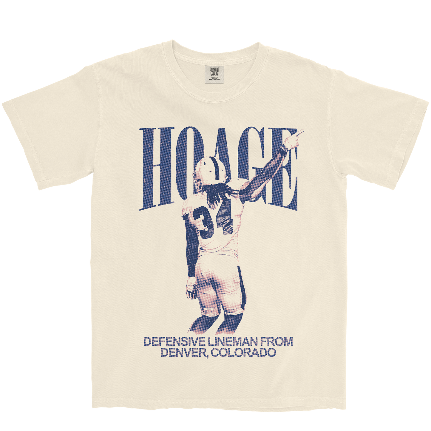 DAVID HOAGE VINTAGE IVORY TEE