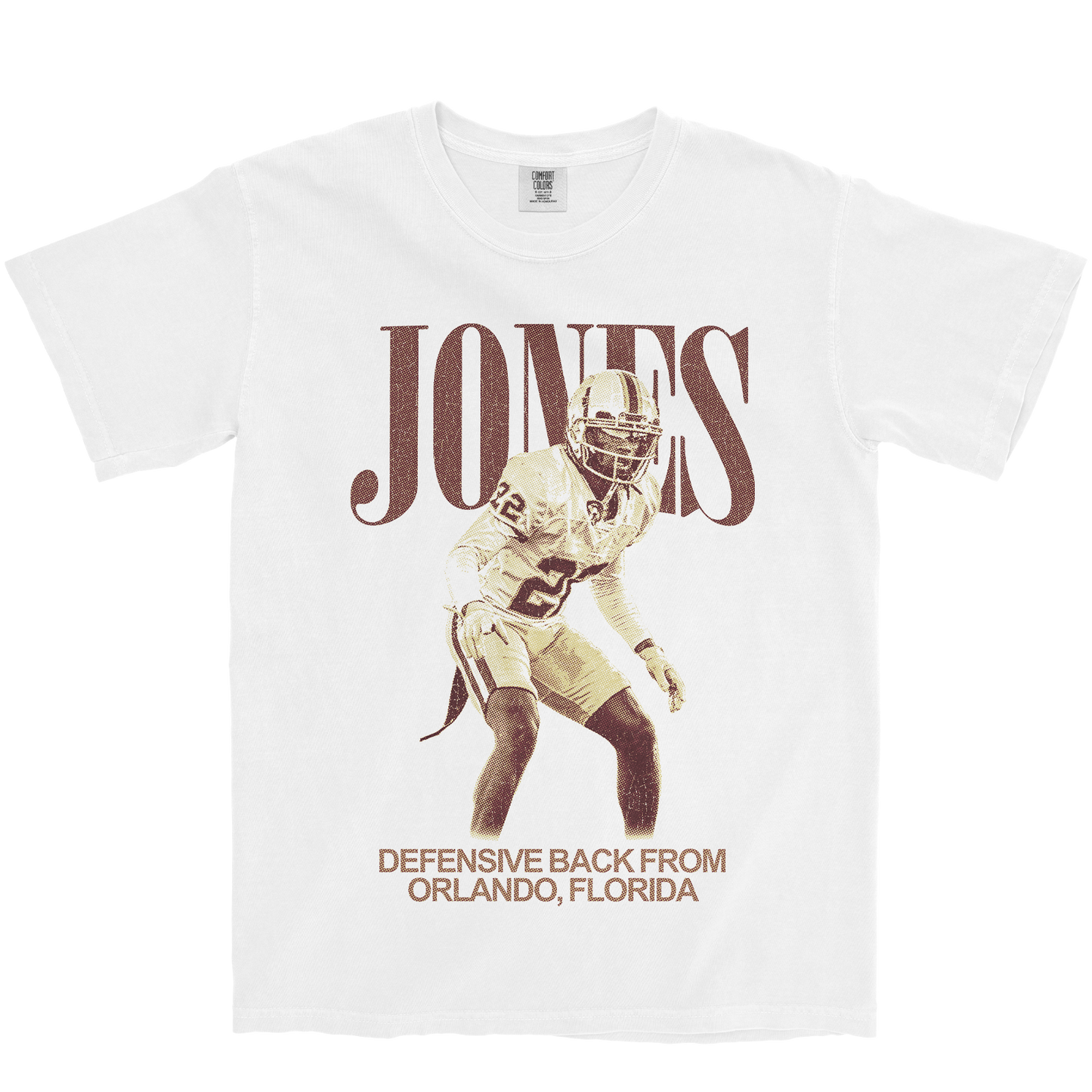 LORENZO JONES JR. VINTAGE WHITE TEE