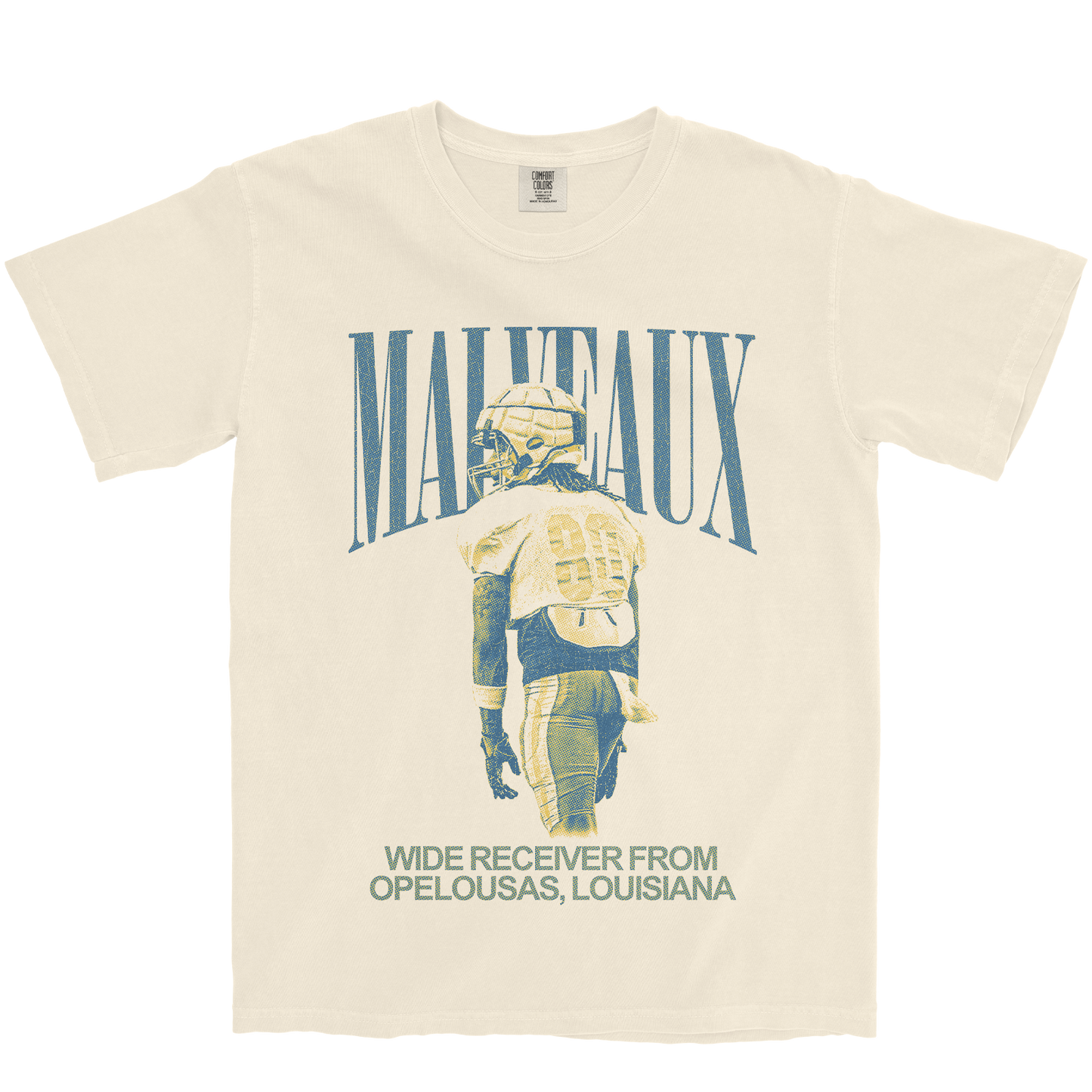 ZACKEUS MALVEAUX VINTAGE IVORY TEE