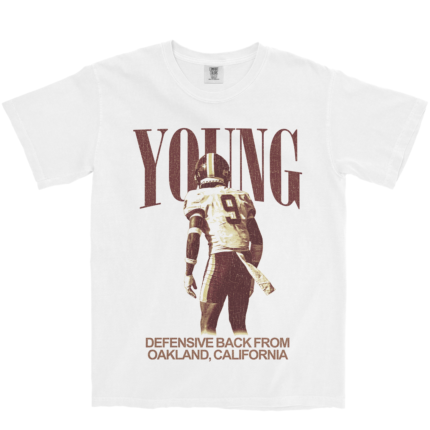 TASEAN YOUNG JR. VINTAGE WHITE TEE