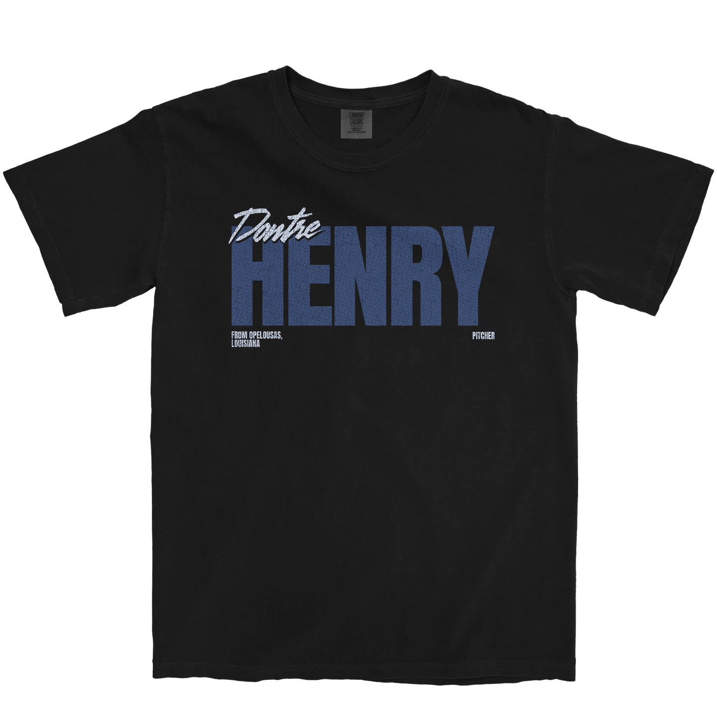 DONTRE HENRY CLASSIC BLACK TEE