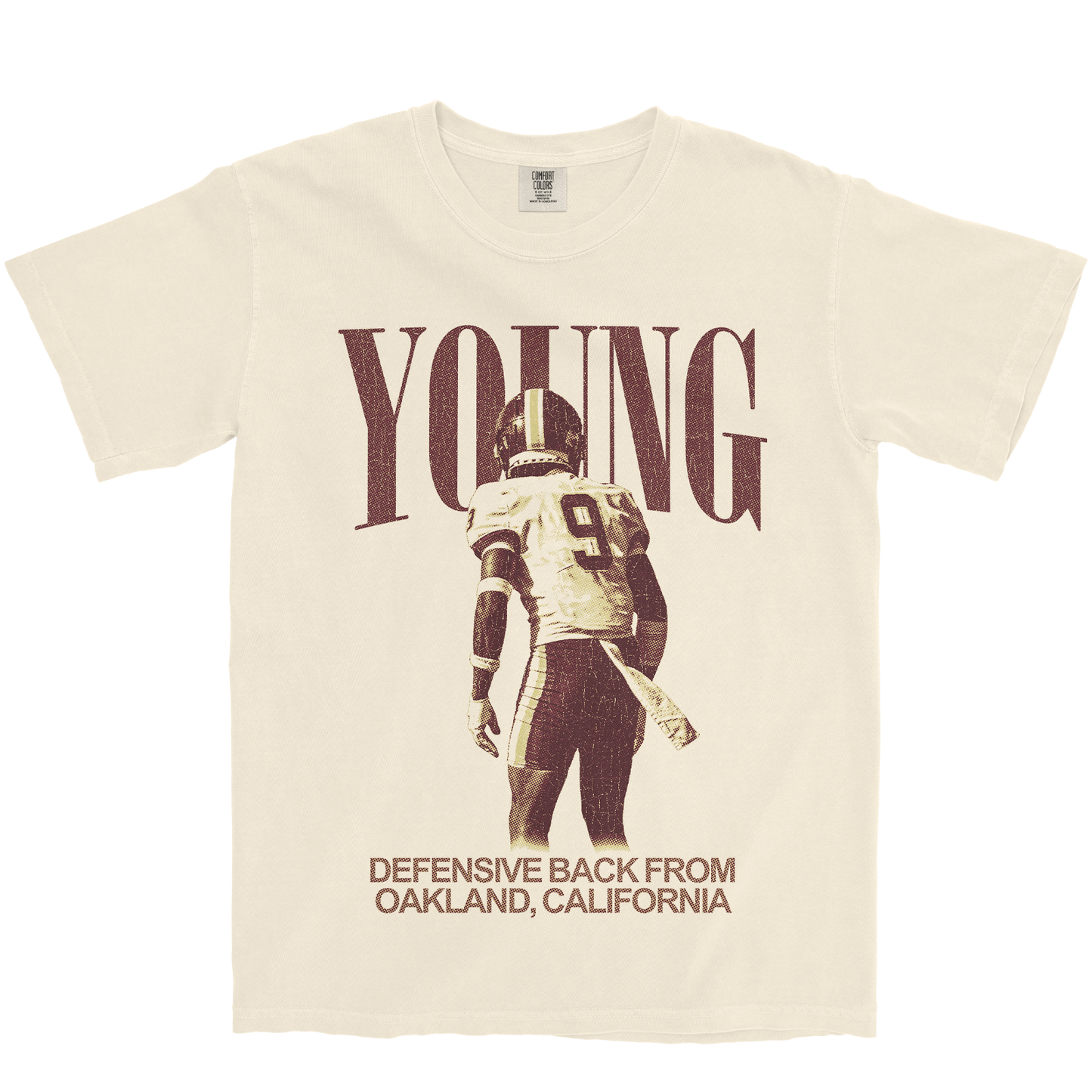 TASEAN YOUNG JR. VINTAGE IVORY TEE