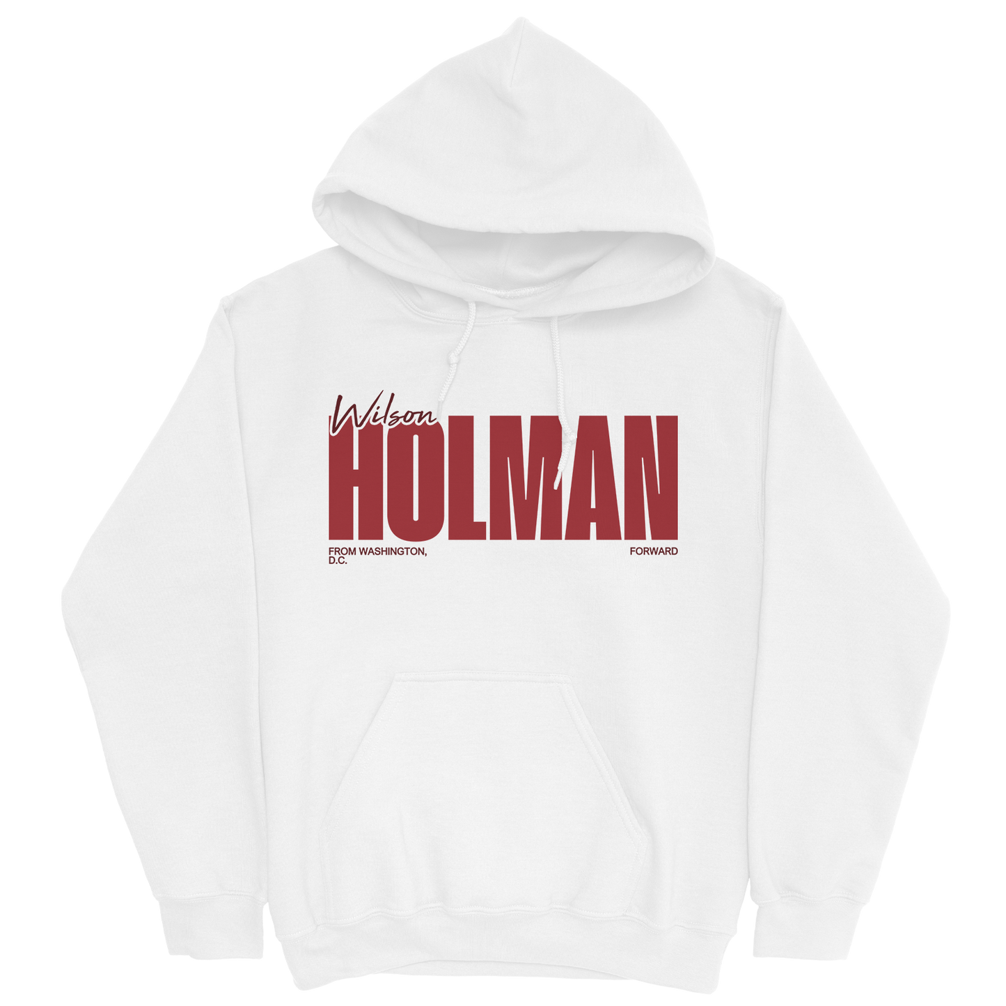 WILSON HOLMAN CLASSIC WHITE HOODIE