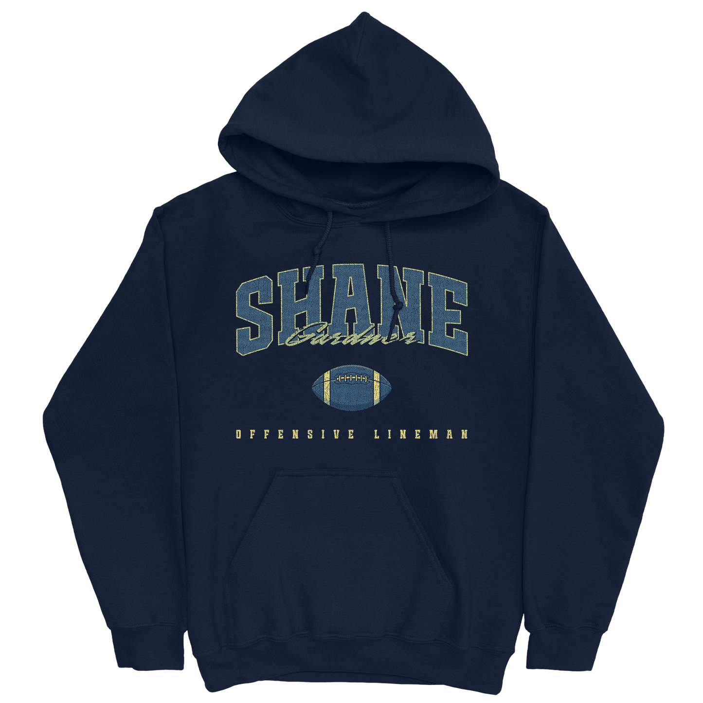 SHANE GARDNER FOOTBALL NAVY HOODIE