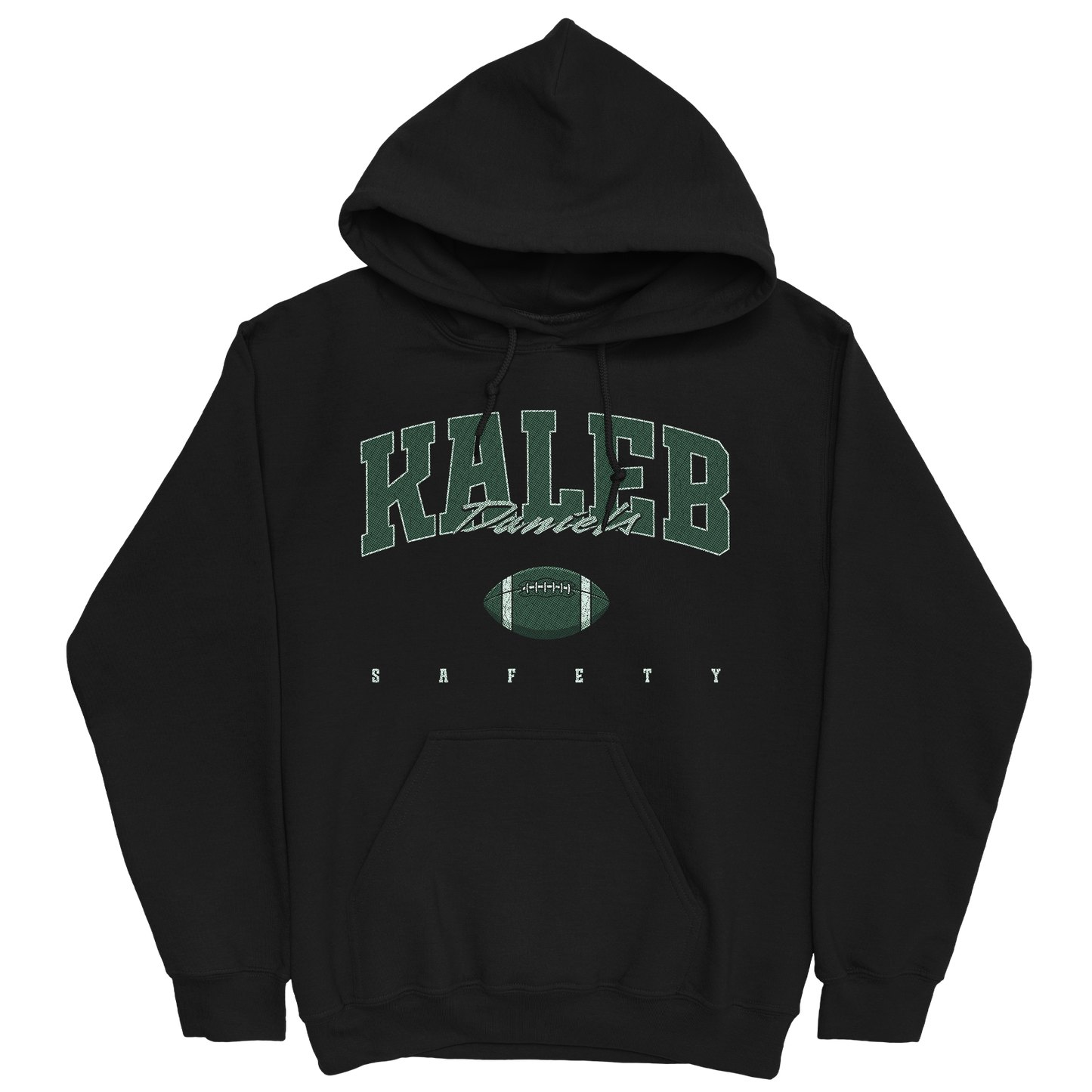 KALEB DANIELS GRAPHIC BLACK HOODIE