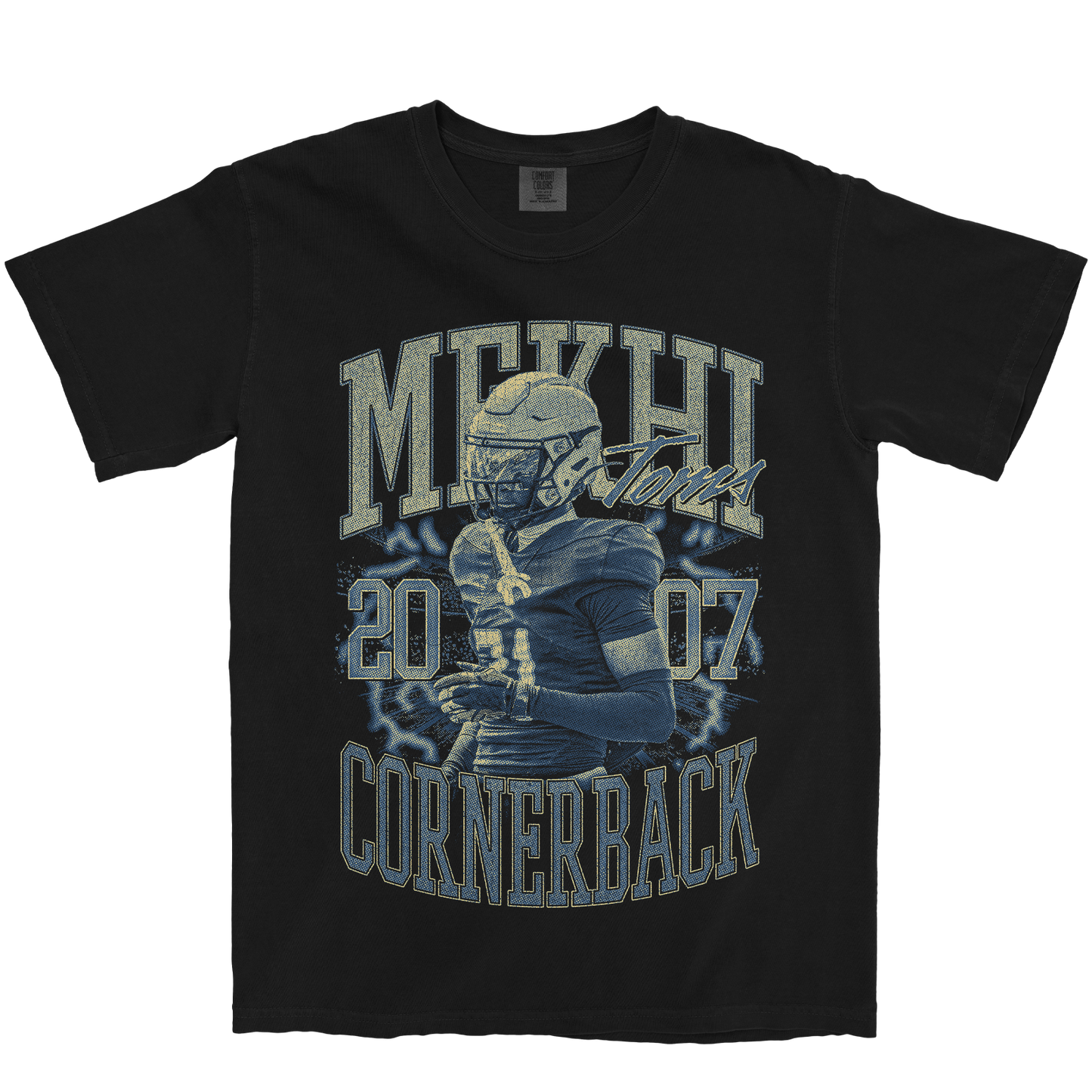MEKHI TOMS VINTAGE BLACK TEE