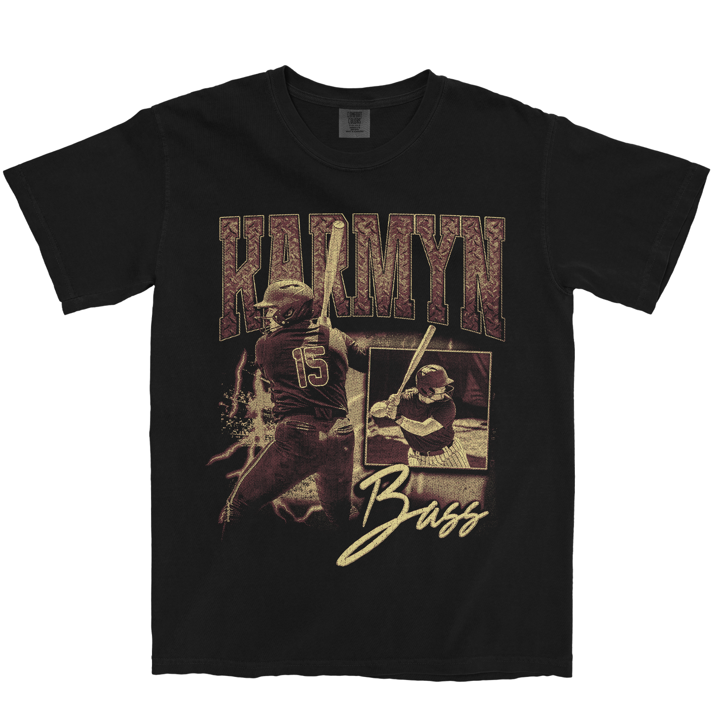 KARMYN BASS GRAPHIC BLACK TEE