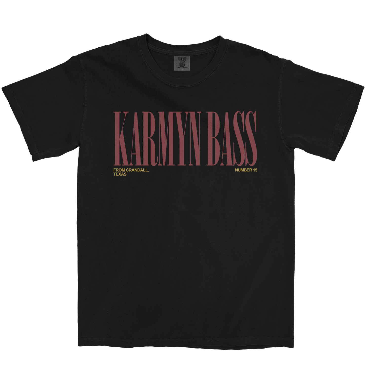 KARMYN BASS CLASSIC BLACK TEE
