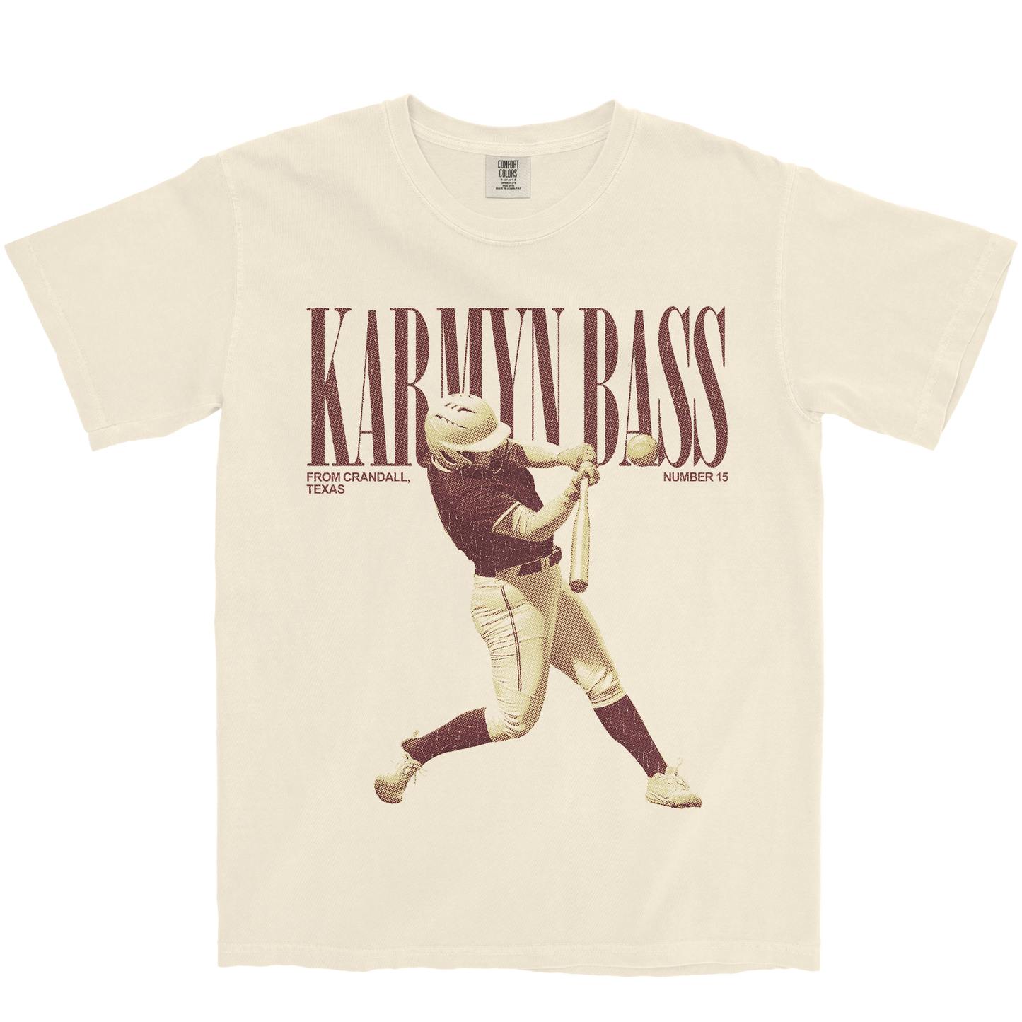 KARMYN BASS VINTAGE IVORY TEE