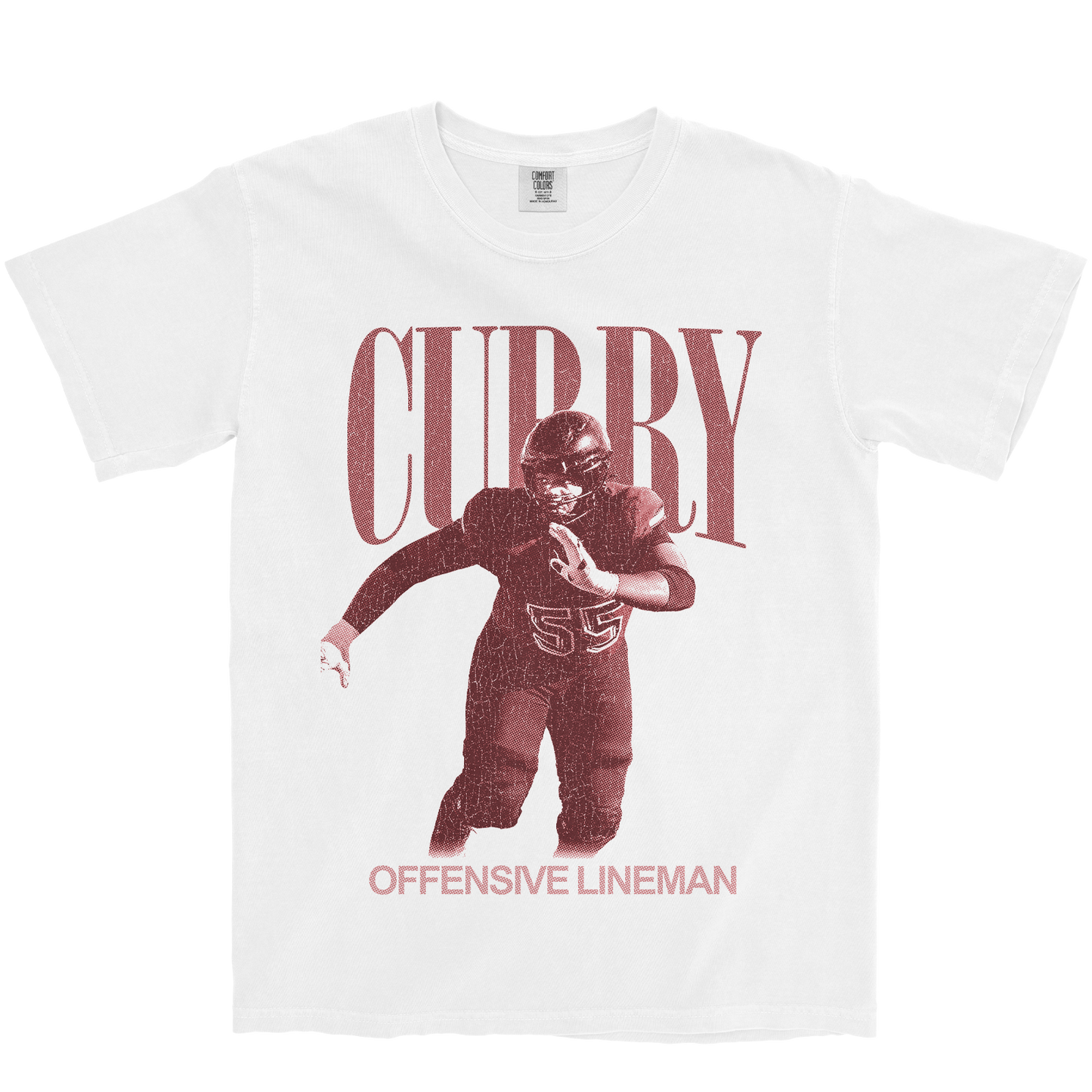 ABIATHAR CURRY VINTAGE WHITE TEE