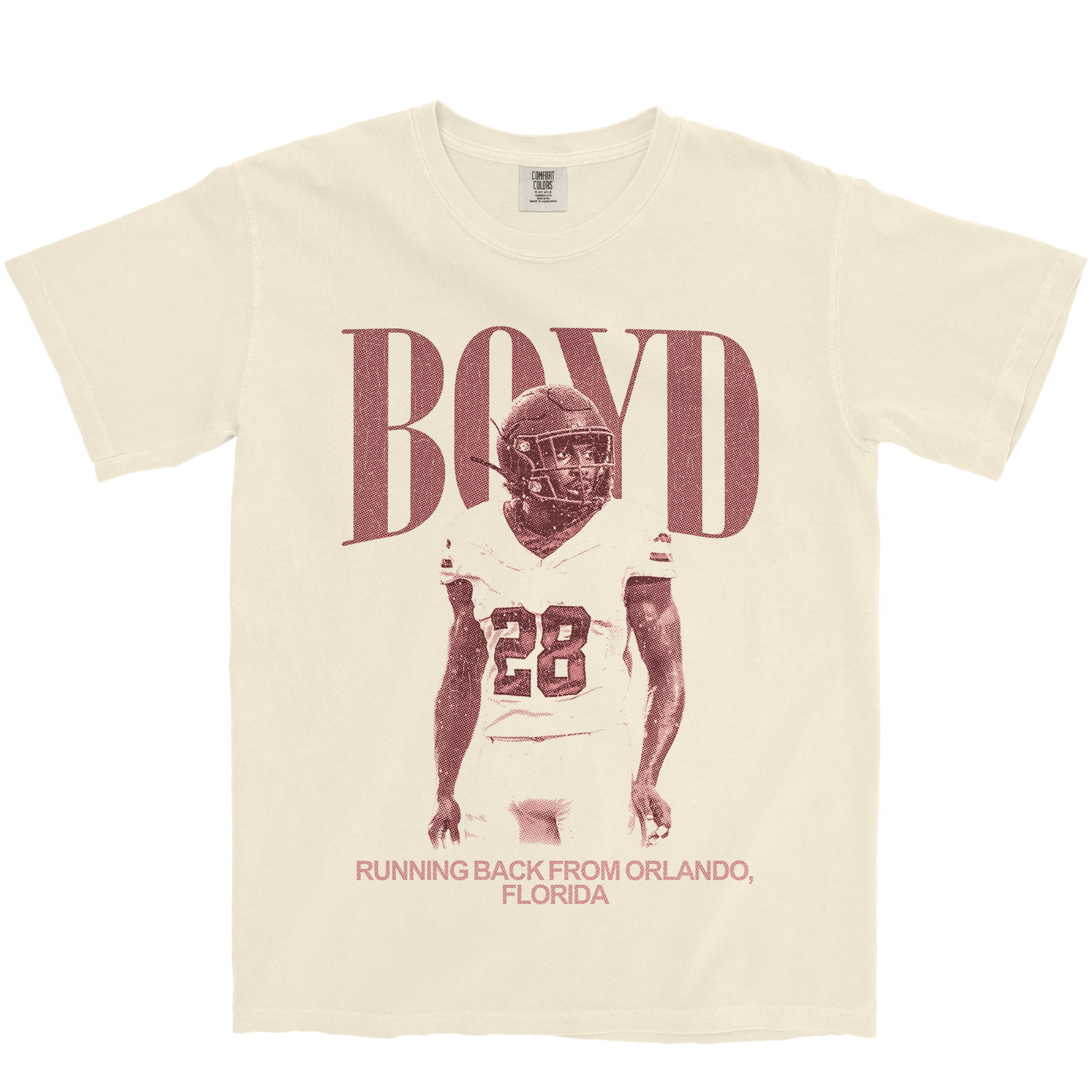 LATRAVIOUS BOYD VINTAGE IVORY TEE
