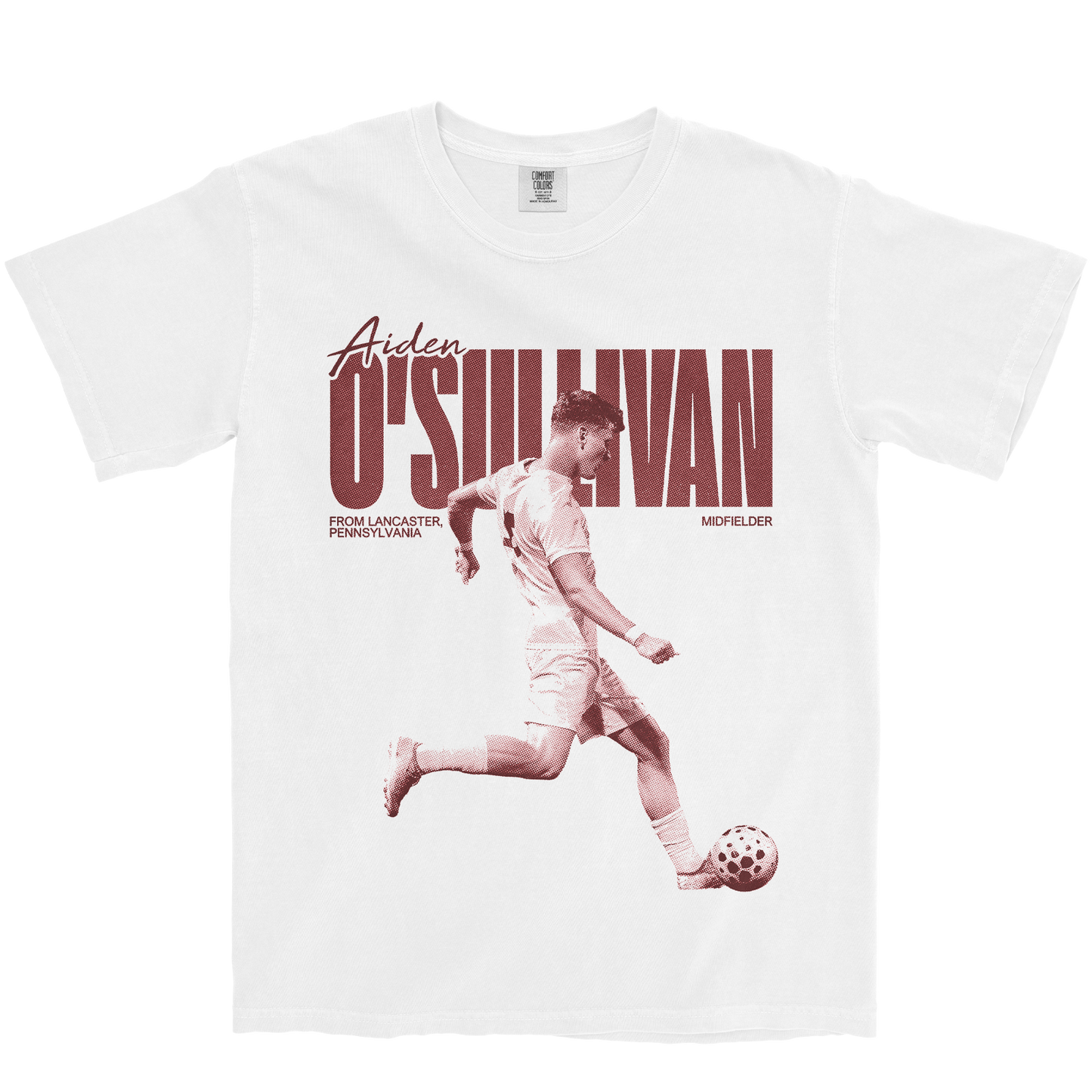 AIDEN O'SULLIVAN VINTAGE WHITE TEE