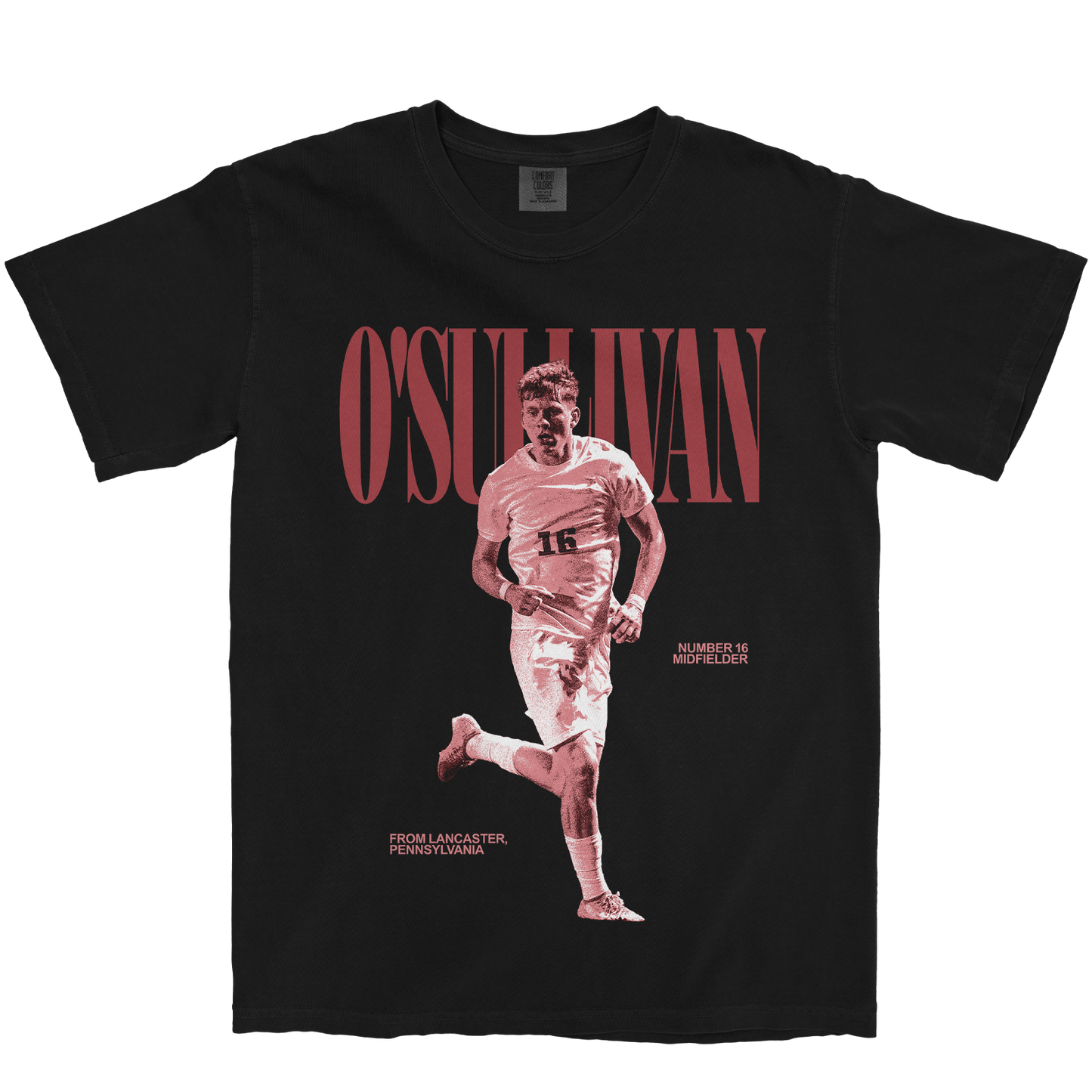 AIDEN O'SULLIVAN #16 BLACK TEE