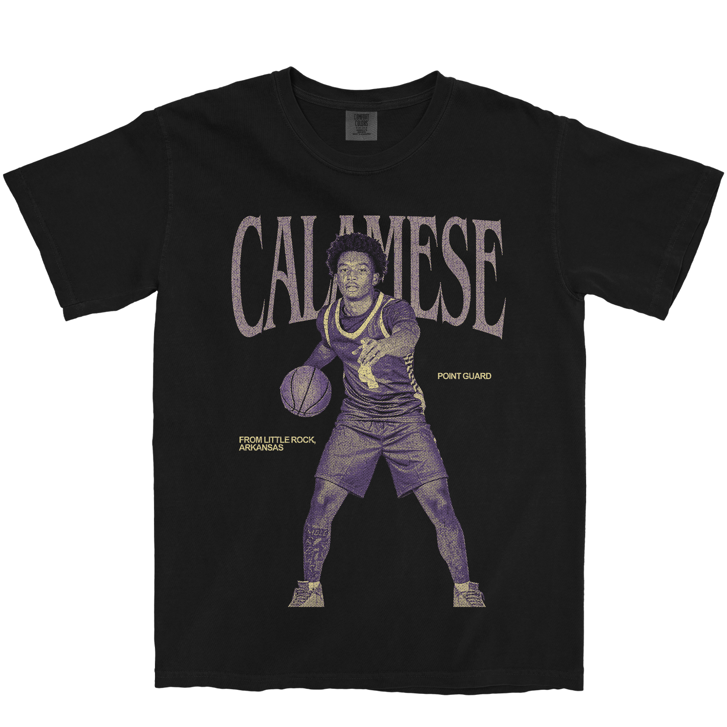 BRYSON CALAMESE VINTAGE BLACK TEE