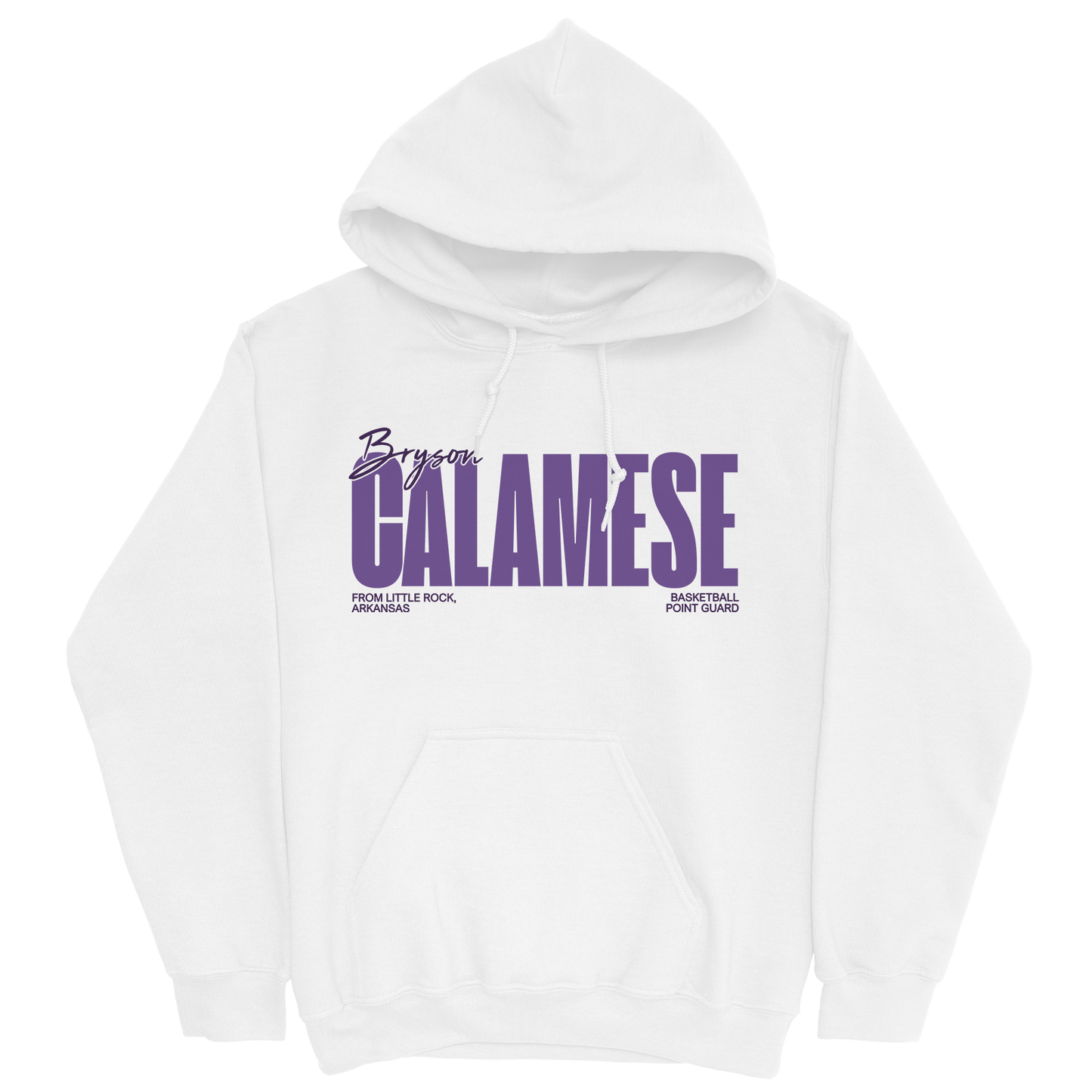 BRYSON CALAMESE CLASSIC WHITE HOODIE