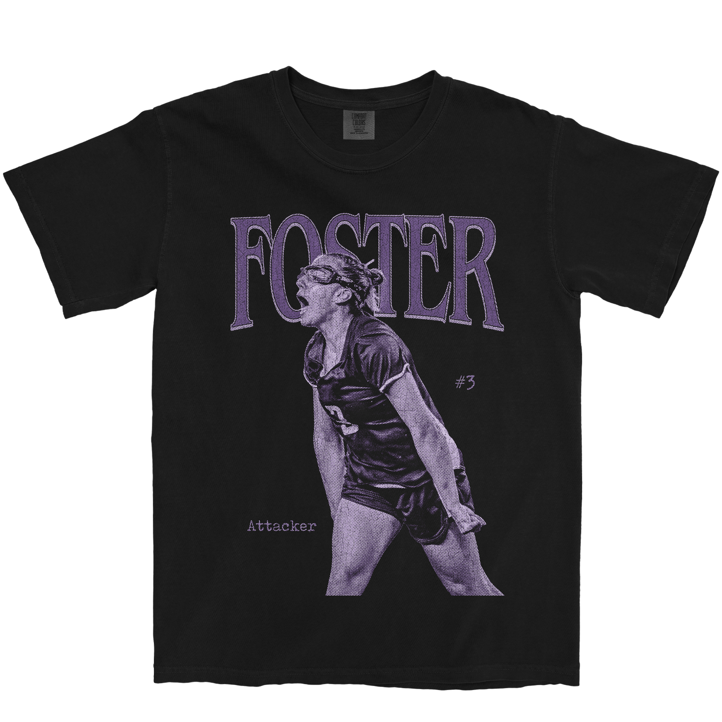 ADITI FOSTER VINTAGE BLACK TEE