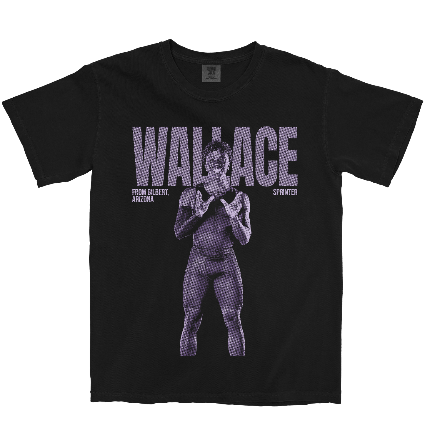 JEREMIAH WALLACE VINTAGE BLACK TEE