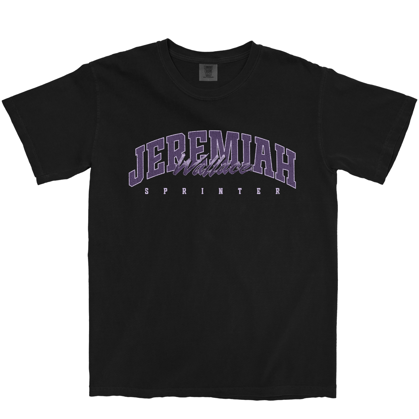JEREMIAH WALLACE RETRO BLACK TEE