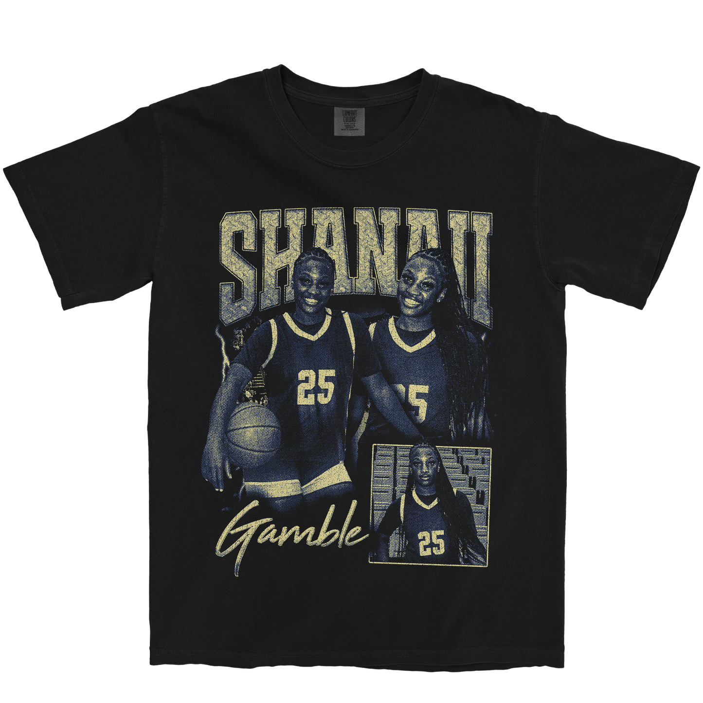 SHANAII GAMBLE GRAPHIC BLACK TEE