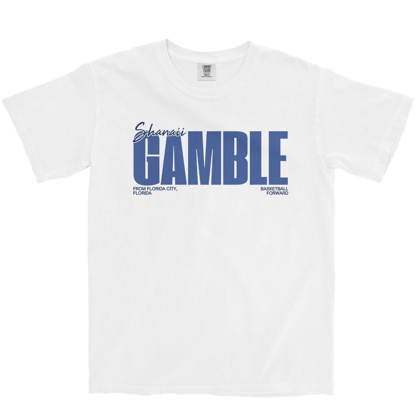 SHANAII GAMBLE CLASSIC WHITE TEE