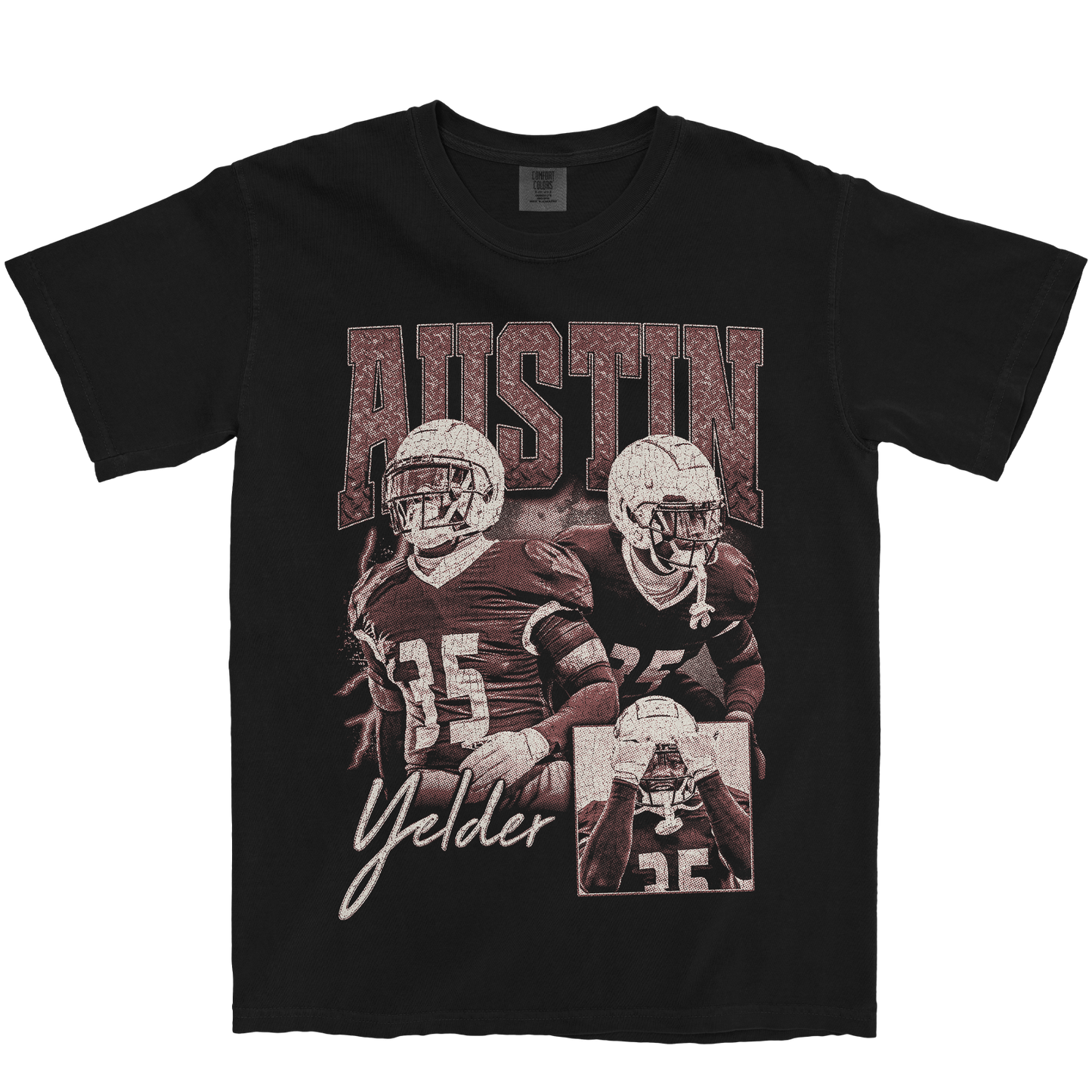 AUSTIN YELDER GRAPHIC BLACK TEE
