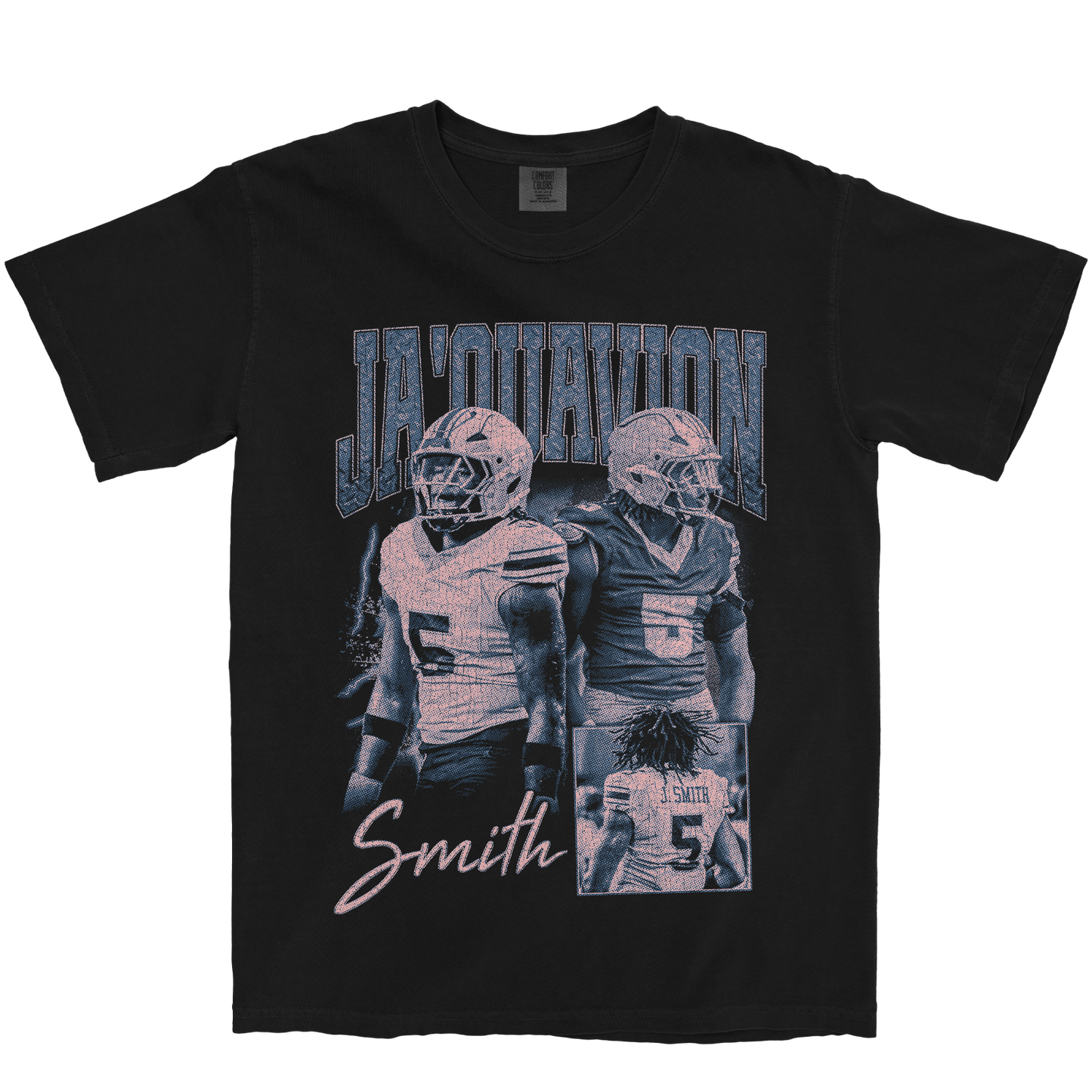 JA'QUAVION SMITH GRAPHIC BLACK TEE