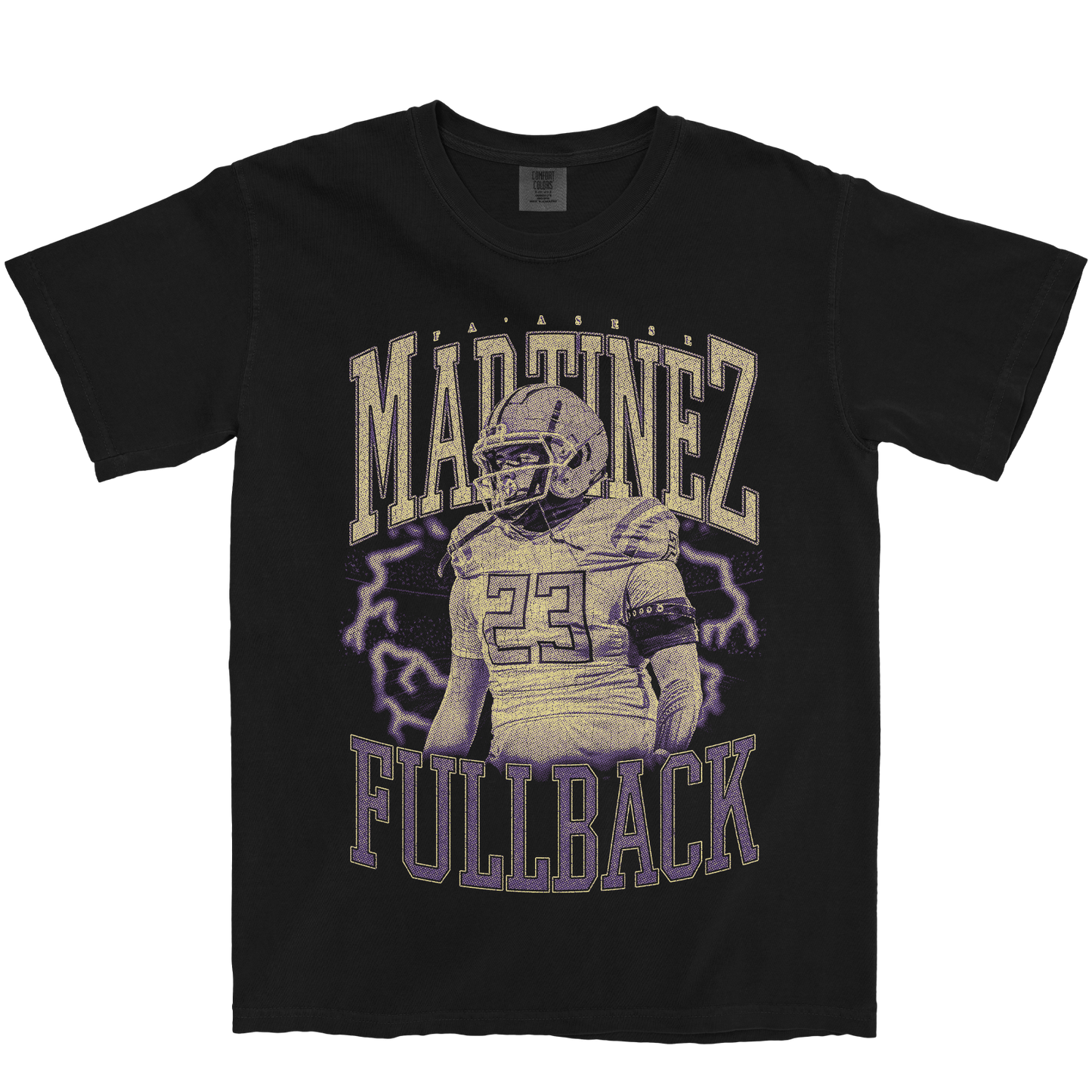FA'ASESE MARTINEZ VINTAGE BLACK TEE