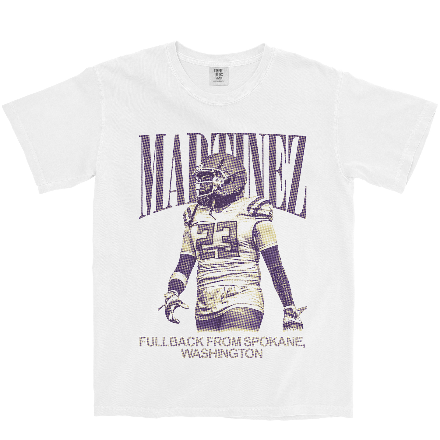 FA'ASESE MARTINEZ VINTAGE WHITE TEE